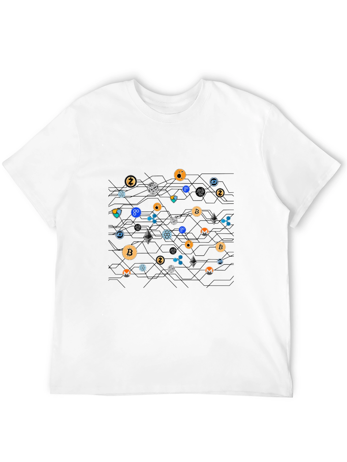 Black Crypto Black T-Shirt: Bitcoin, Ethereum, & More! view 12