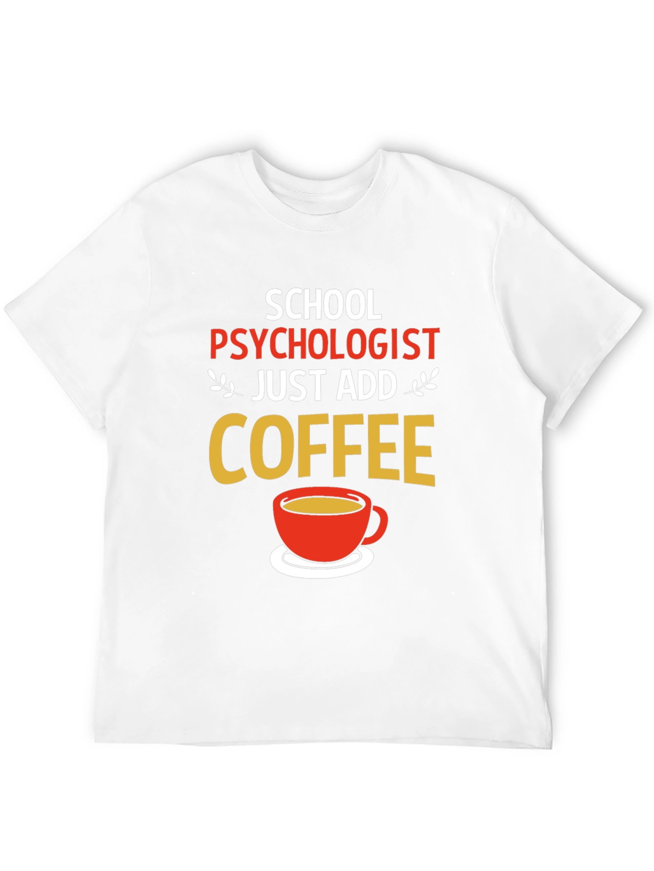 Black School Psychologist Coffee T-Shirt - Funny Gift view 12