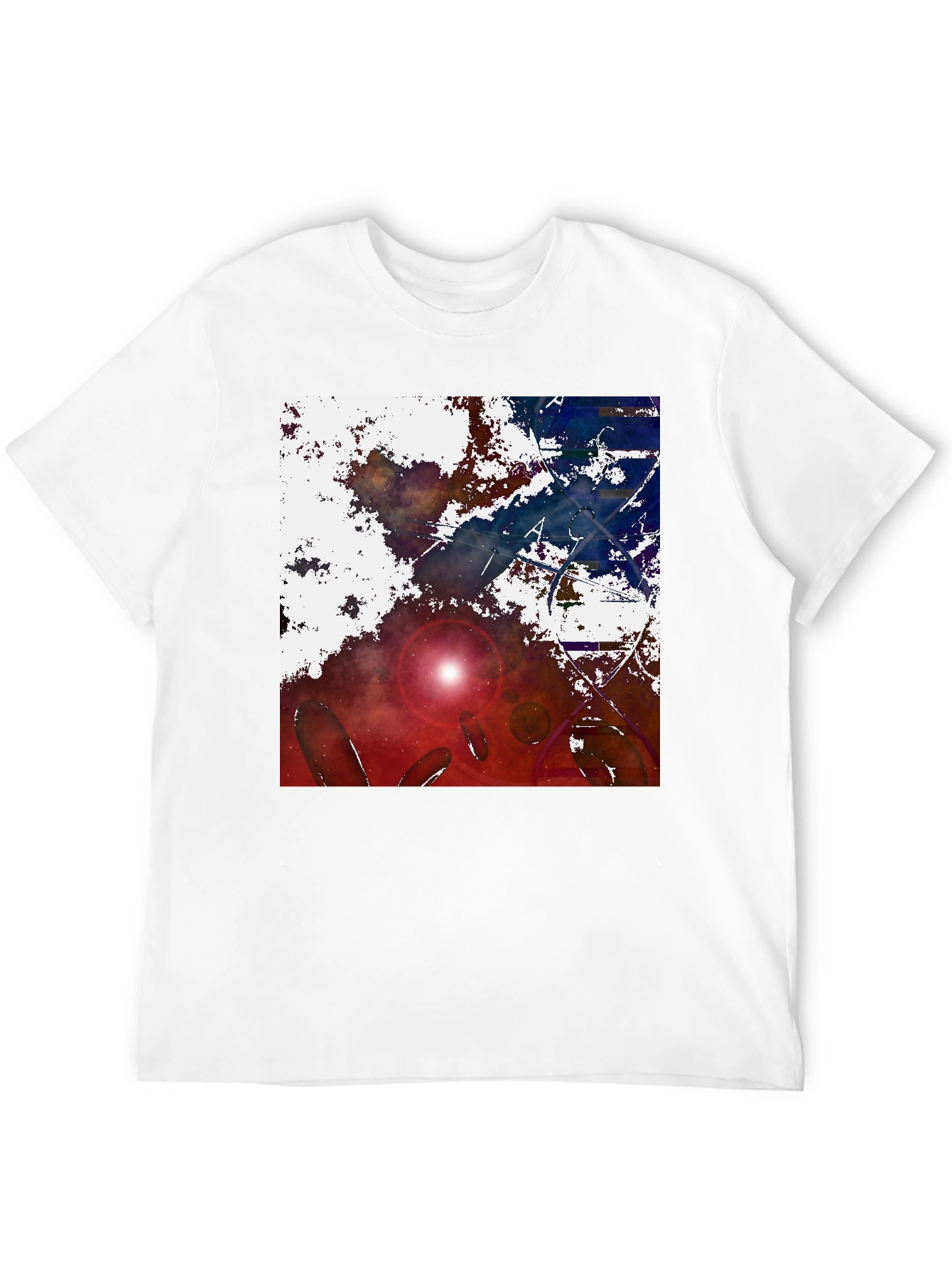 Black Cosmic Dream Black T-Shirt view 12