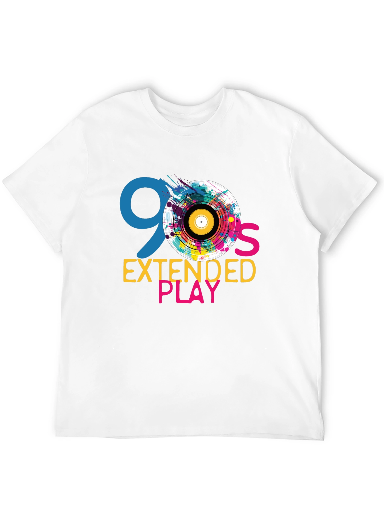 Black 90's Extended Play T-Shirt view 12
