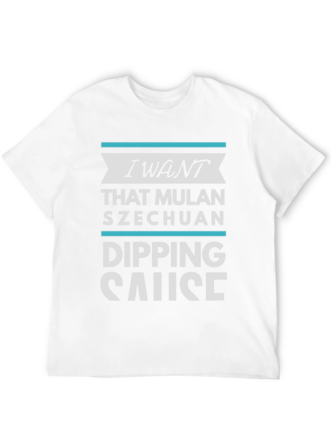 Black I Want Mulan Szechuan Dipping Sause T-Shirt view 12