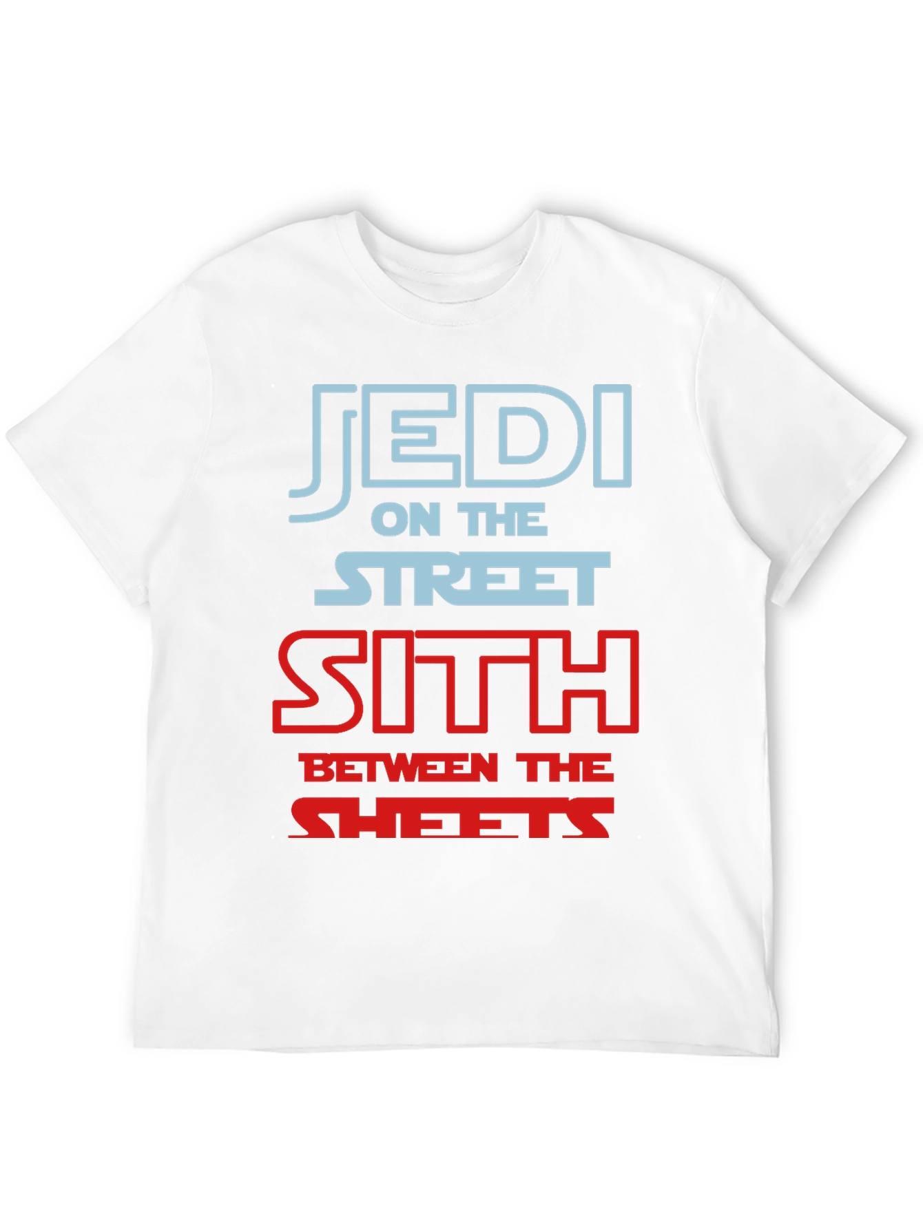 Black Jedi on the Street Sith in the Sheets T-Shirt view 12