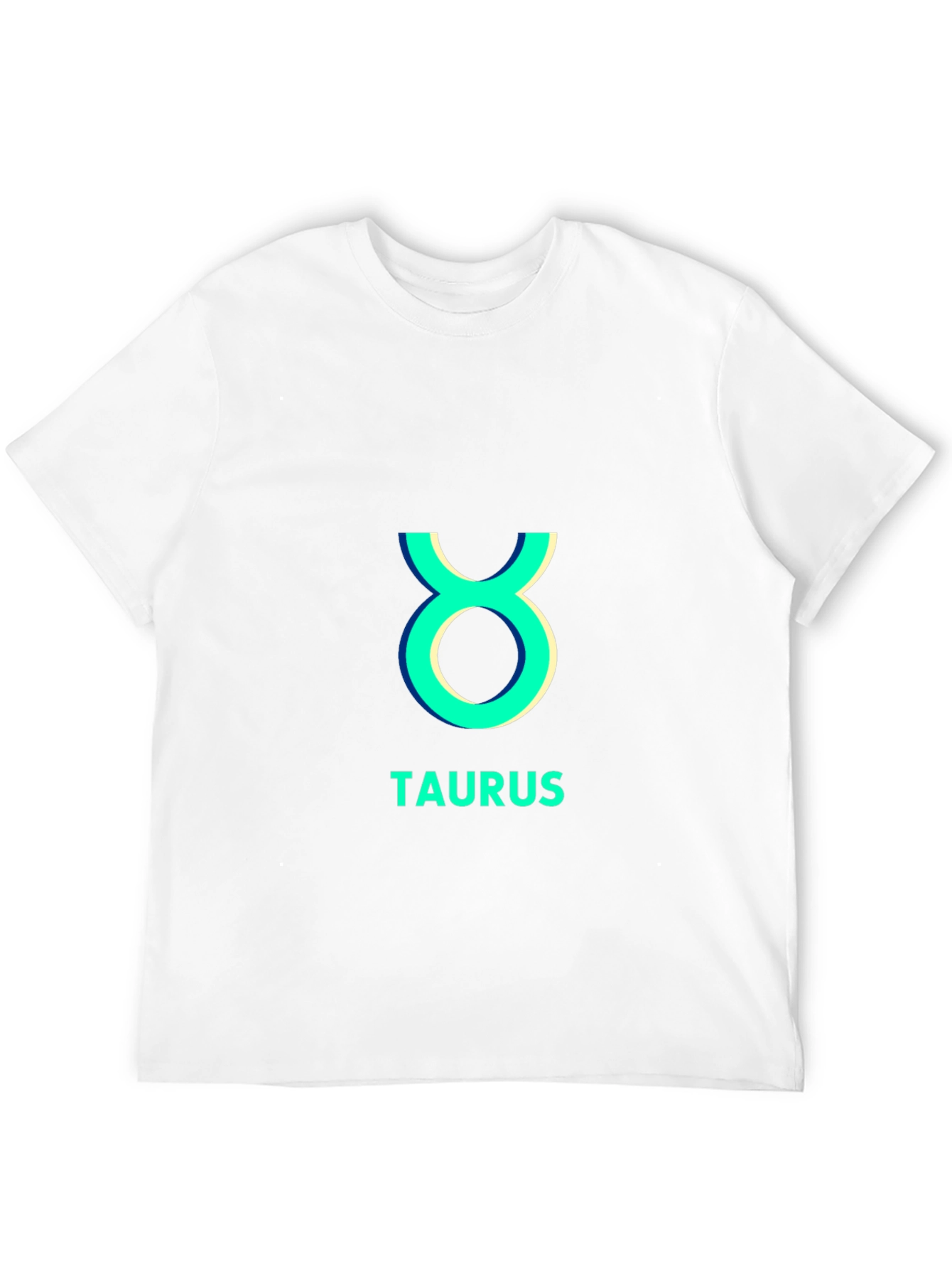Black Taurus Zodiac Sign Black T-Shirt view 12