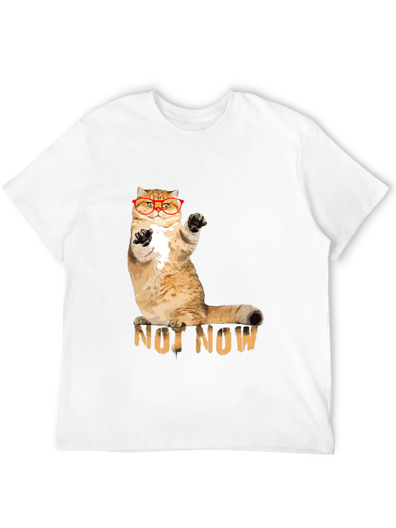 Black Not Now Cat T-Shirt - Funny Cat Lover Tee view 12
