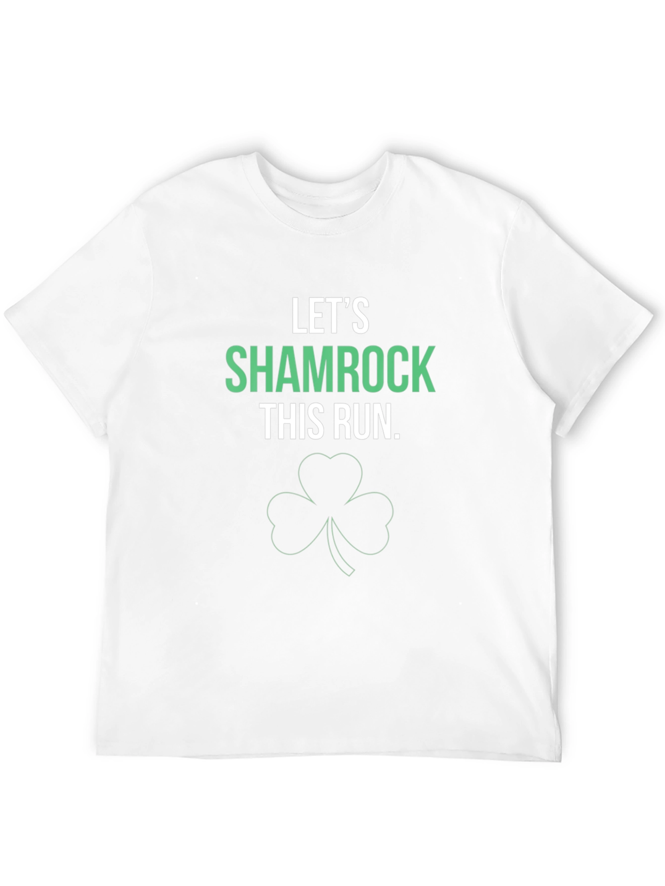 Black Shamrock Run T-Shirt - St. Patrick's Day Apparel view 12