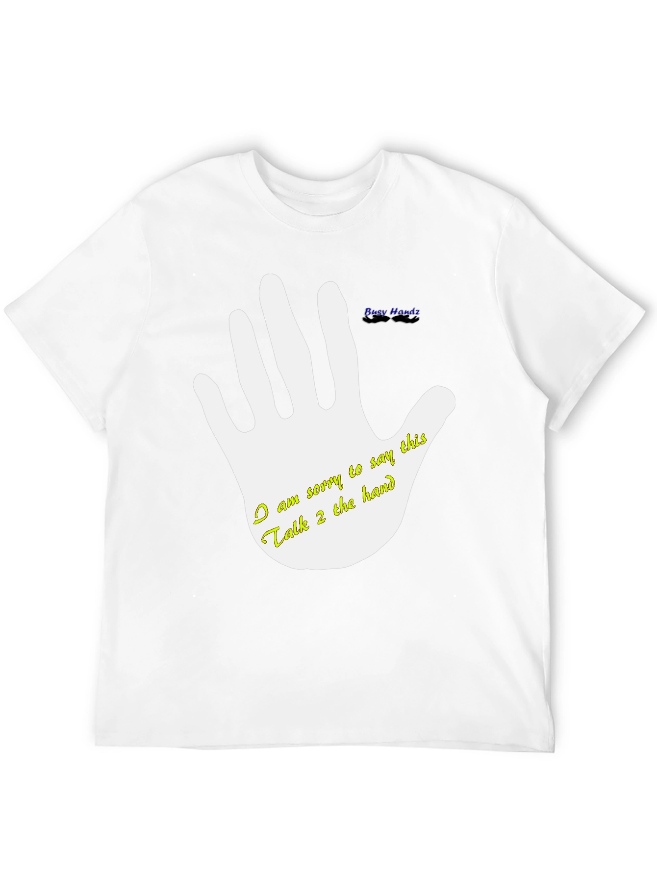 Black Talk to the Hand Graphic T-Shirt view 12