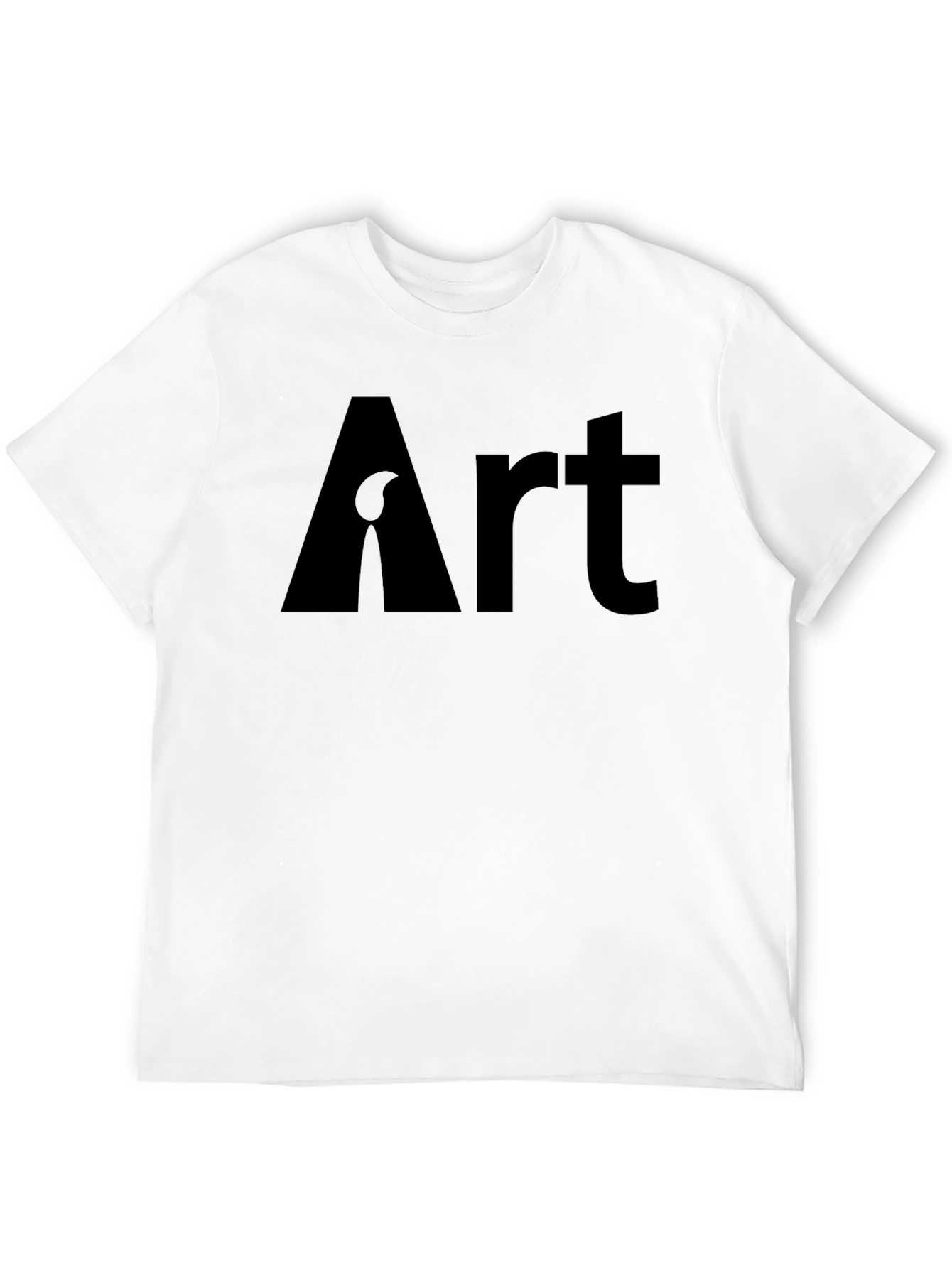 Black Art Graphic Tee - Stylish Black T-Shirt view 12