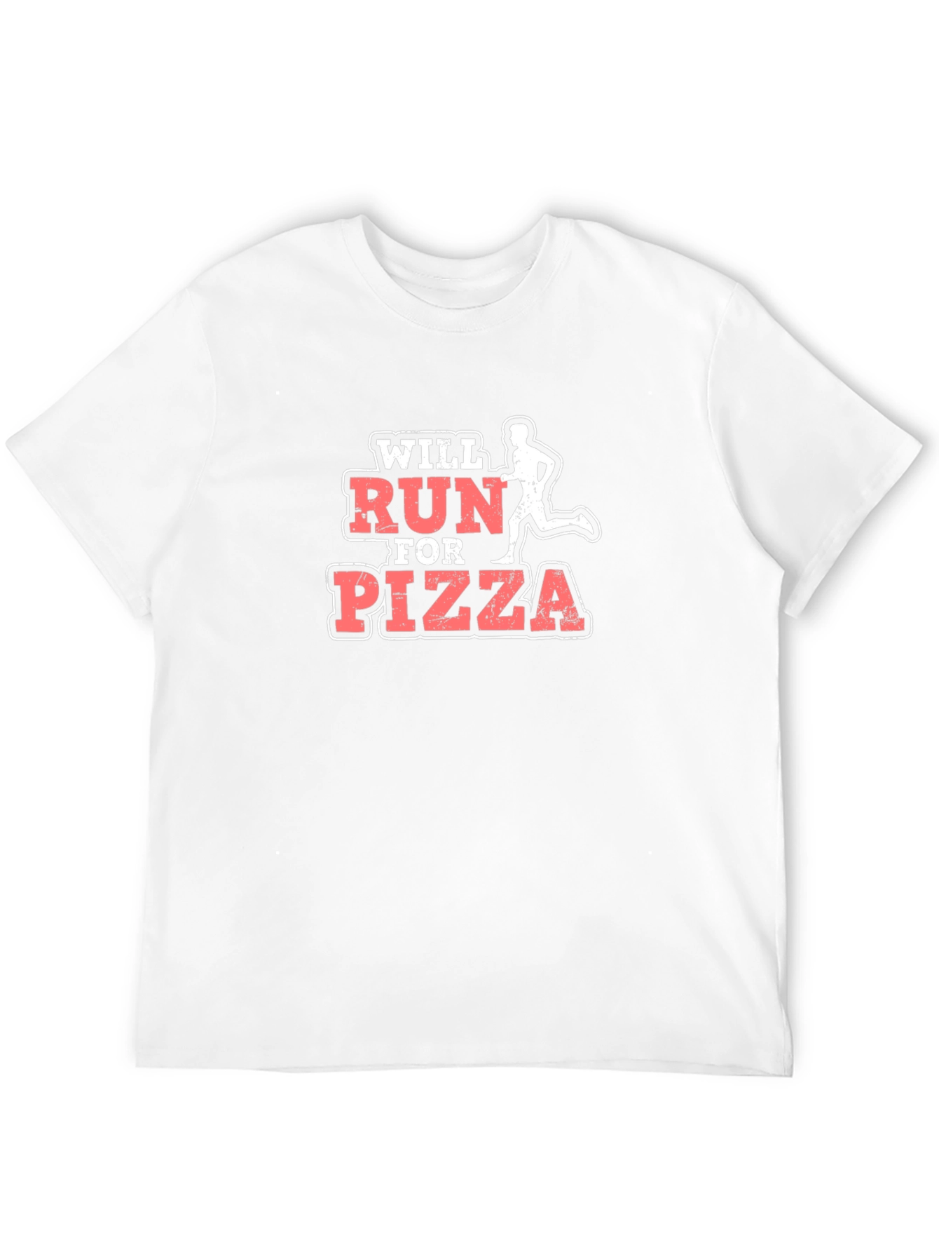 Black Will Run for Pizza Funny Graphic Tee view 12