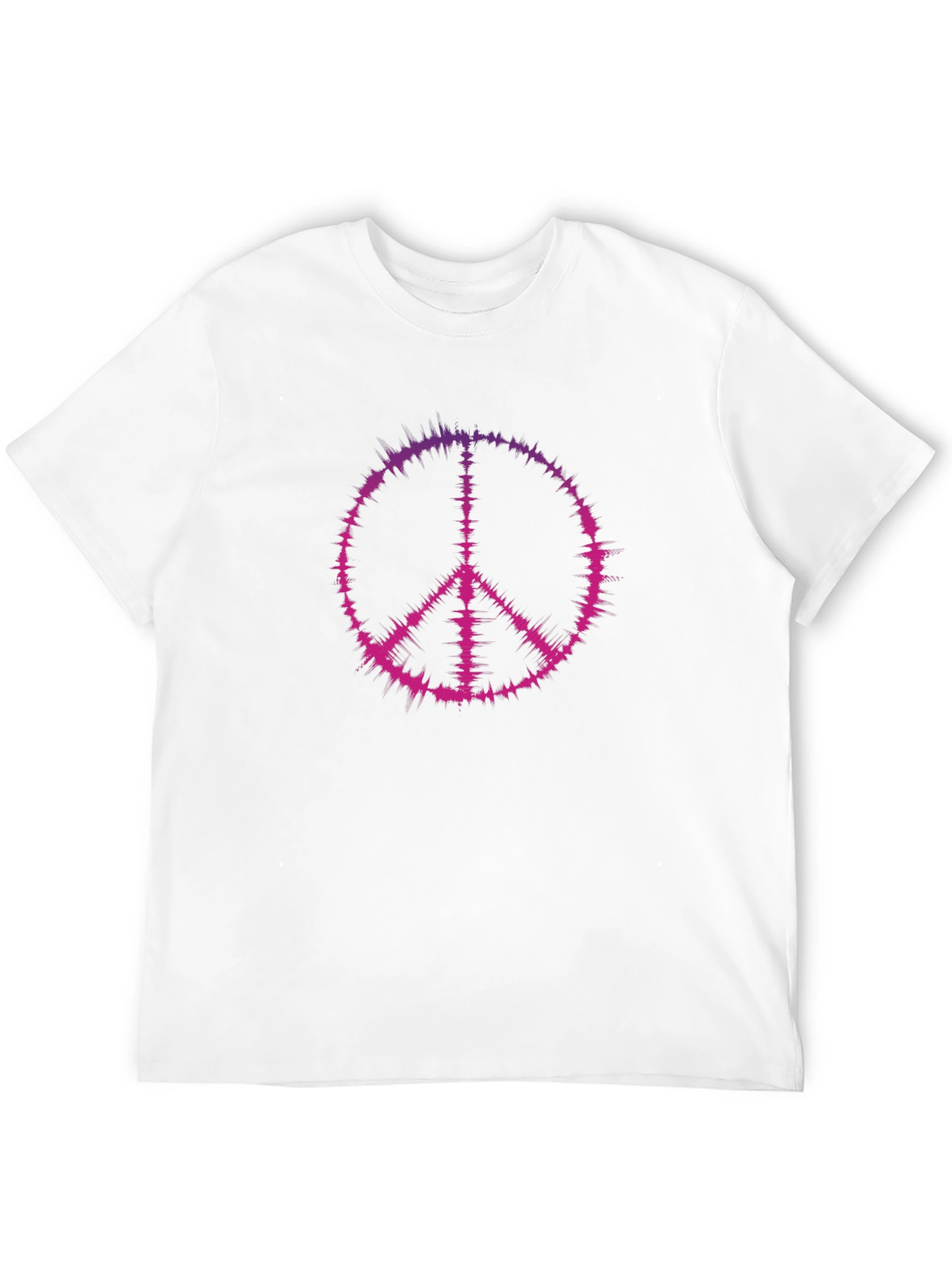 Black Peace Sign Graphic Tee - Black view 12