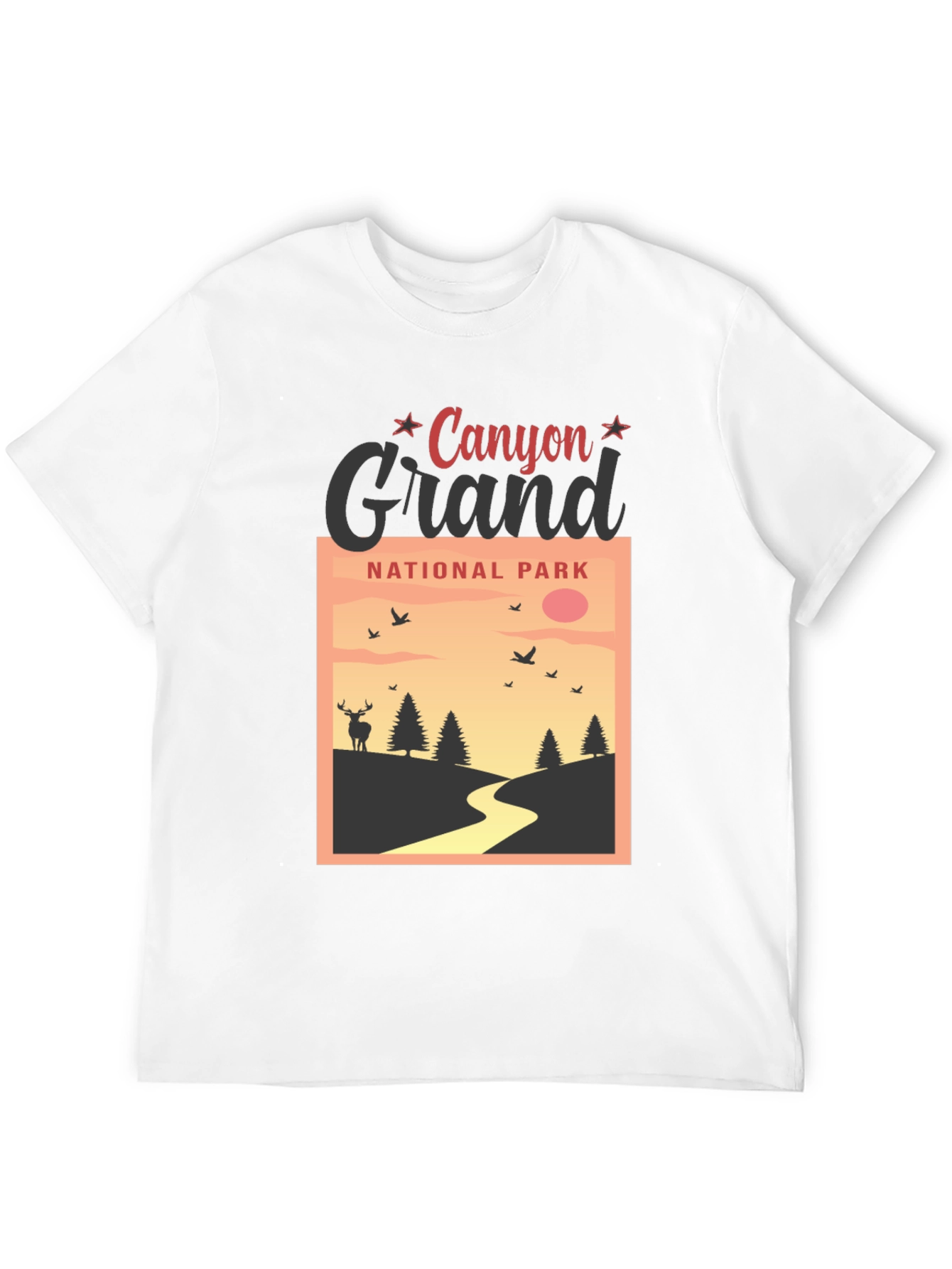 Black Grand Canyon National Park Black T-Shirt view 12