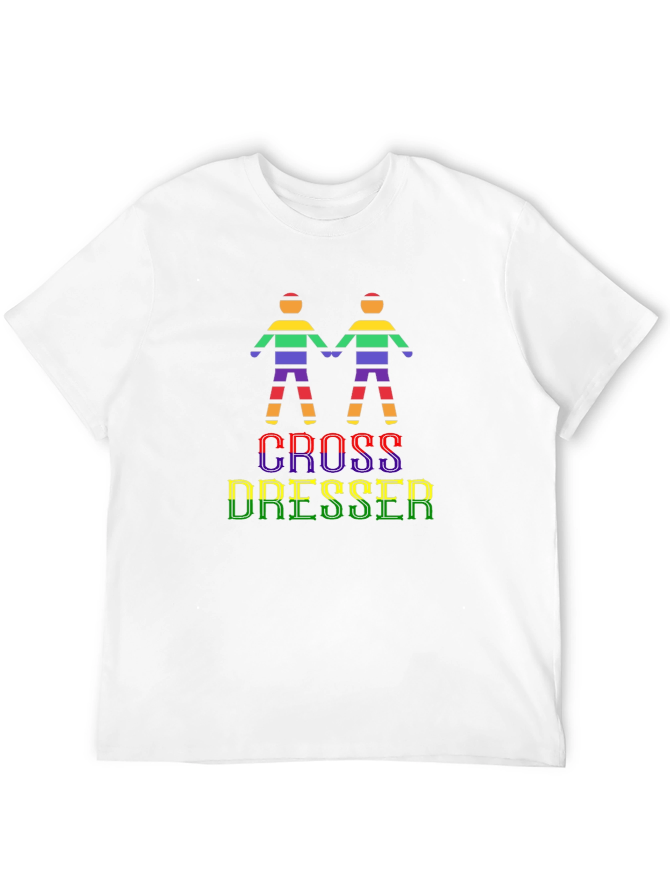 Black Cross Dresser Pride T-Shirt - LGBTQ+ Graphic Tee view 12