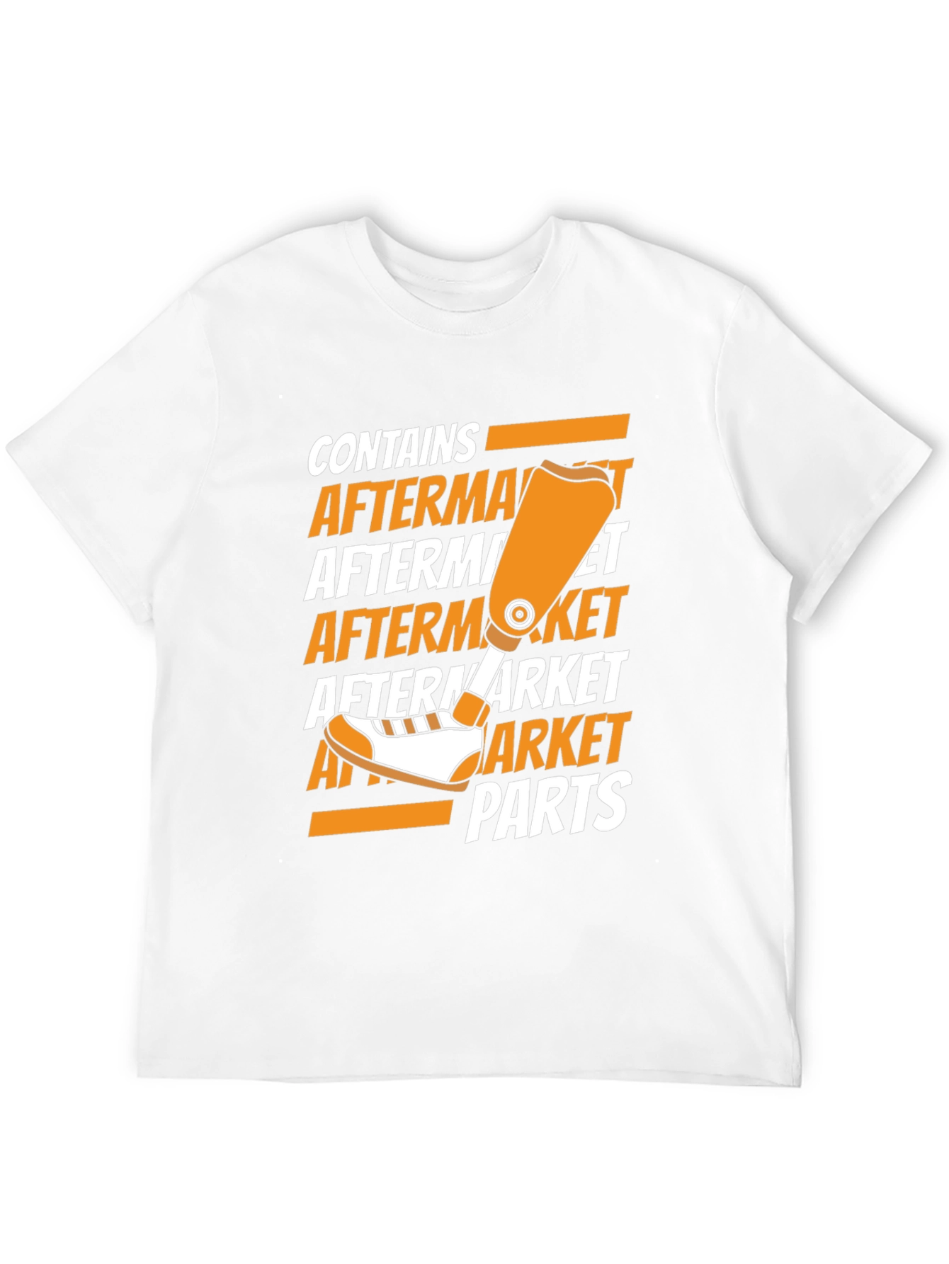 Black Aftermarket Parts T-Shirt view 12