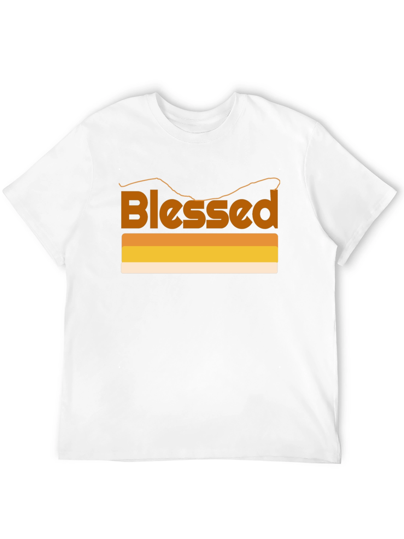 Black Blessed Graphic T-Shirt - Retro Style view 12
