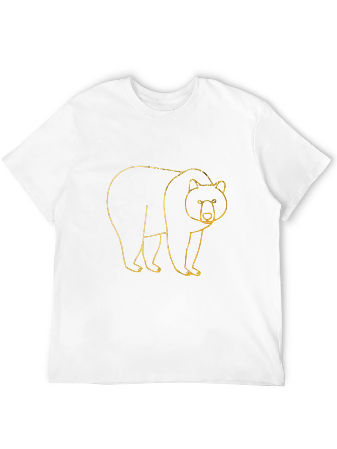 Black Bear Outline Graphic Tee - Black view 12