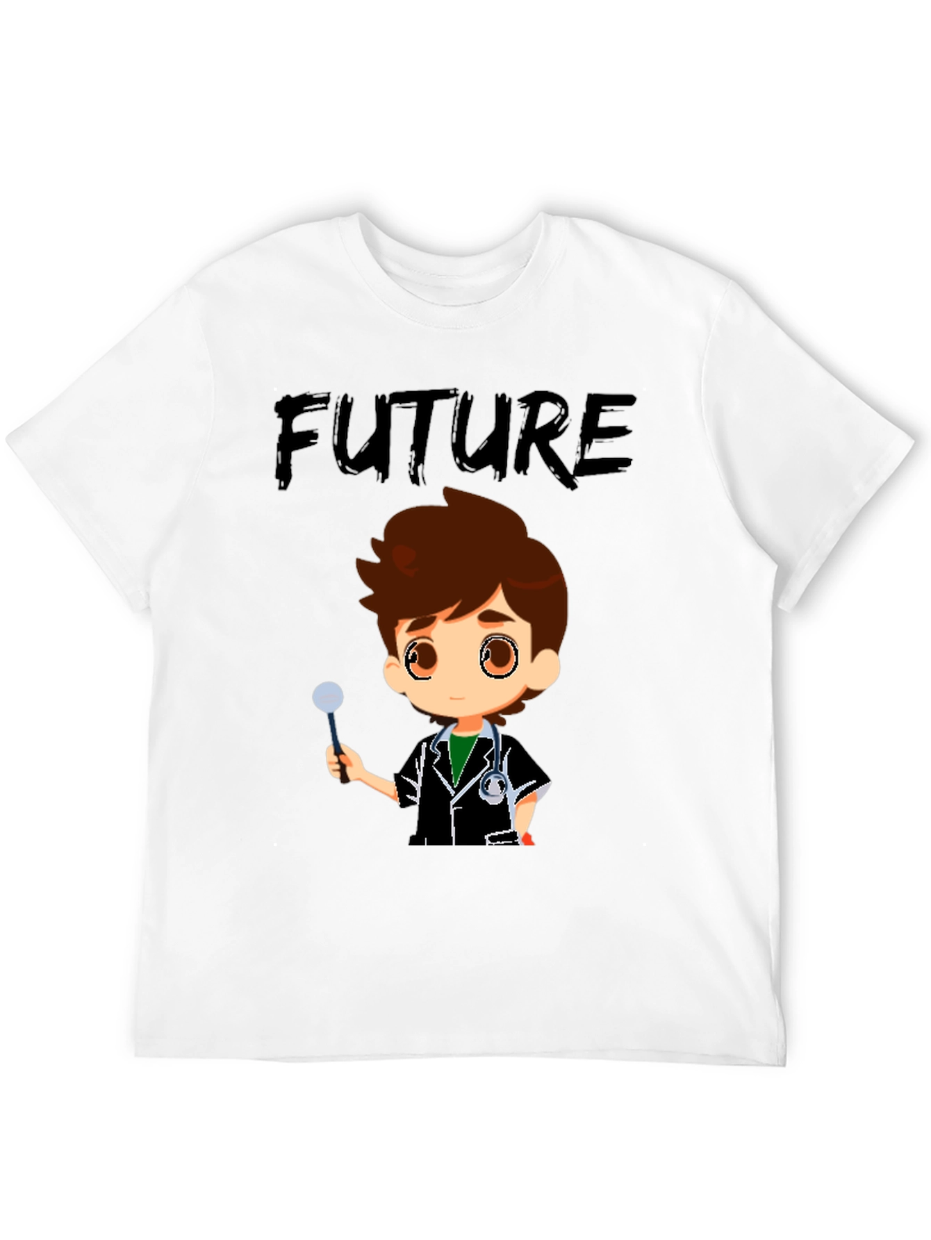 Black Future Doctor T-Shirt view 12