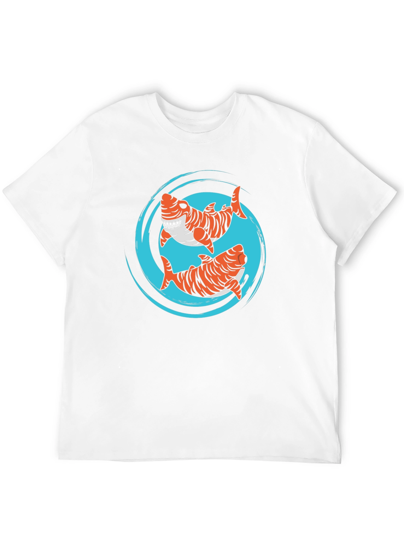 Black Tiger Shark T-Shirt - Cool Graphic Tee view 12