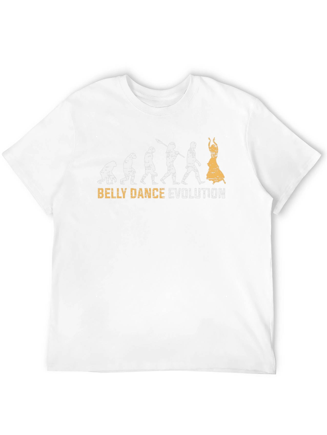 Black Belly Dance Evolution Graphic T-Shirt view 12