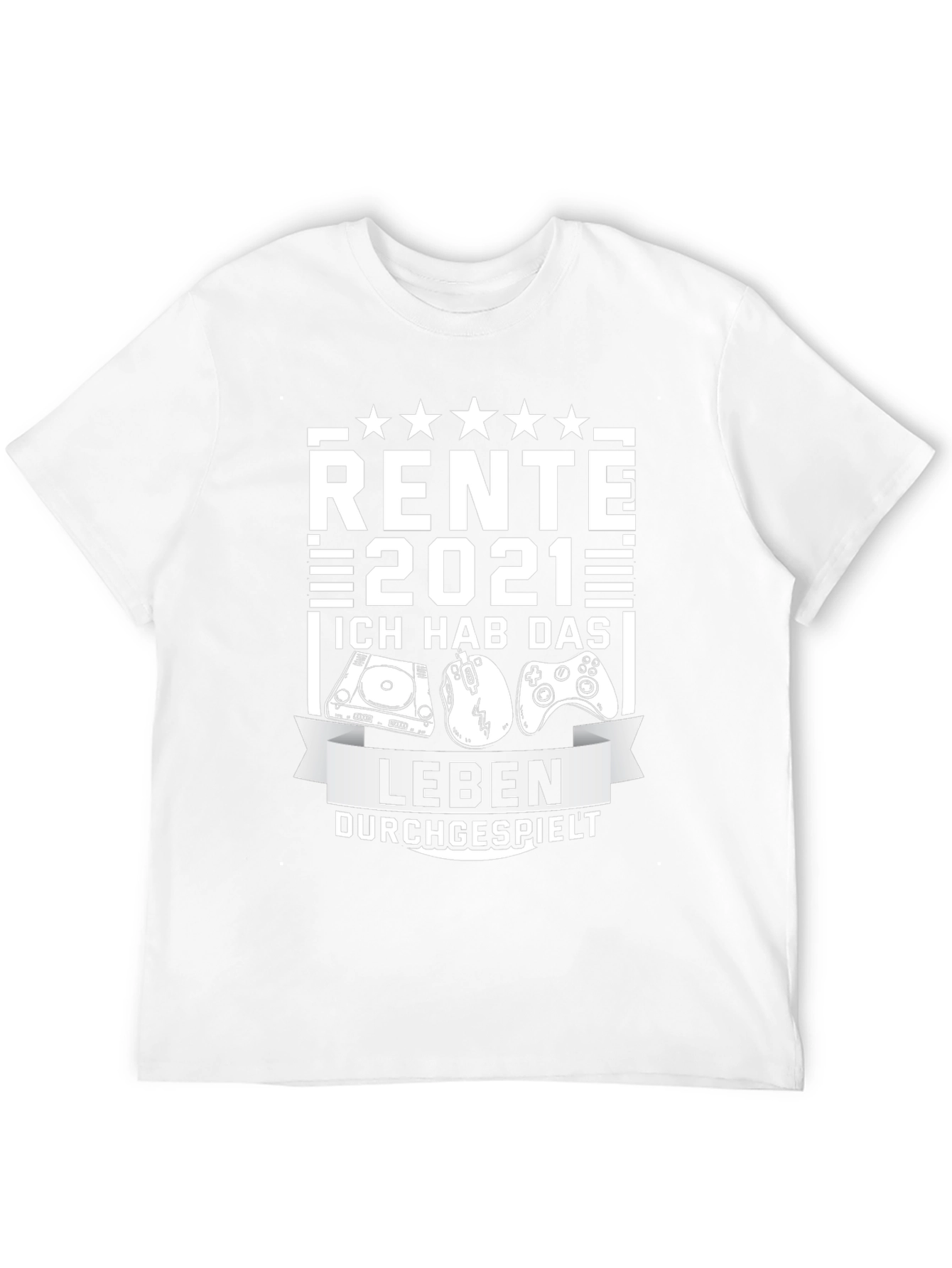 Black Rente 2021 Gamer T-Shirt view 12