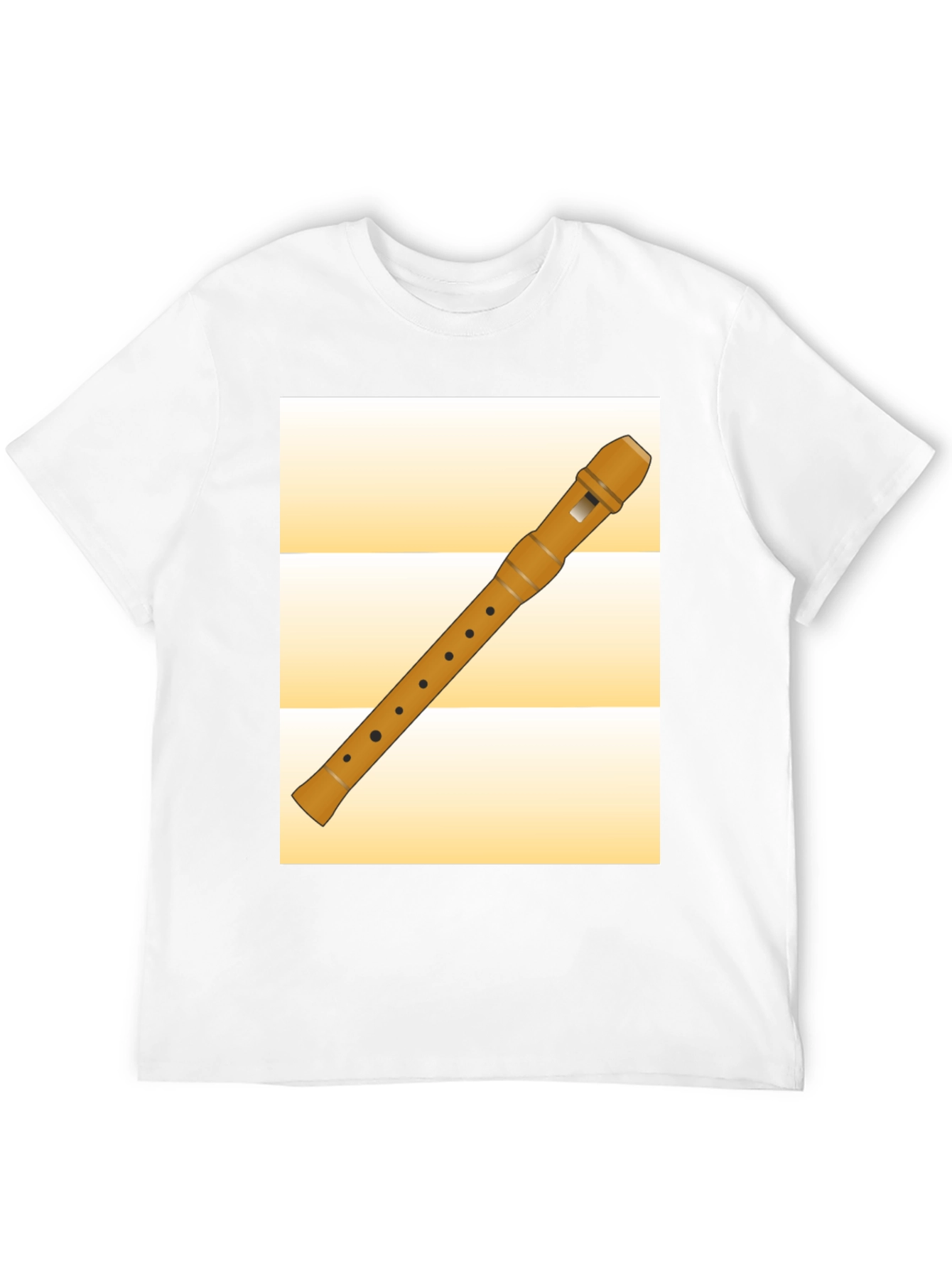 Black Recorders Instrument T-Shirt view 12