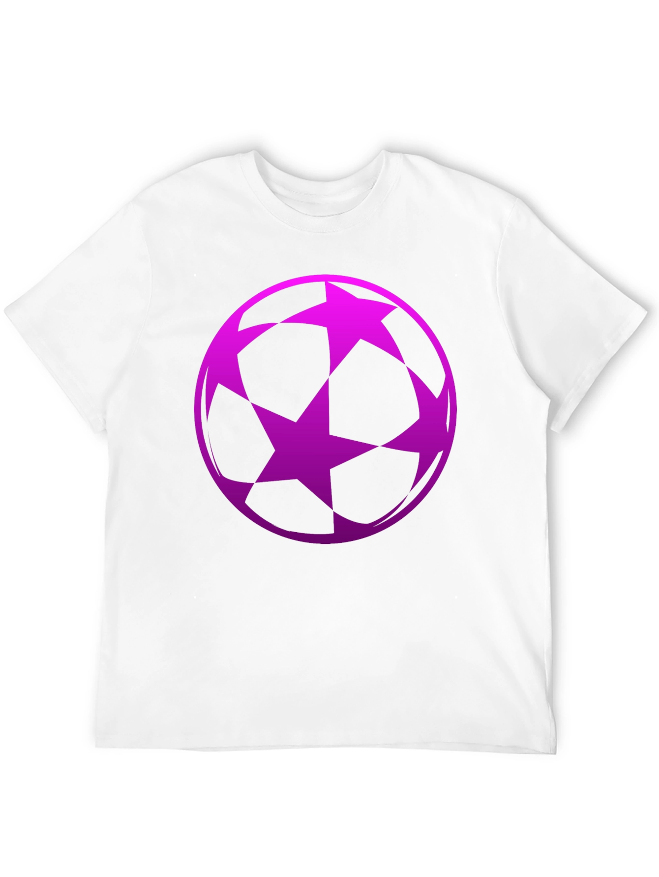 Black Soccer Star Graphic Tee - Black view 12