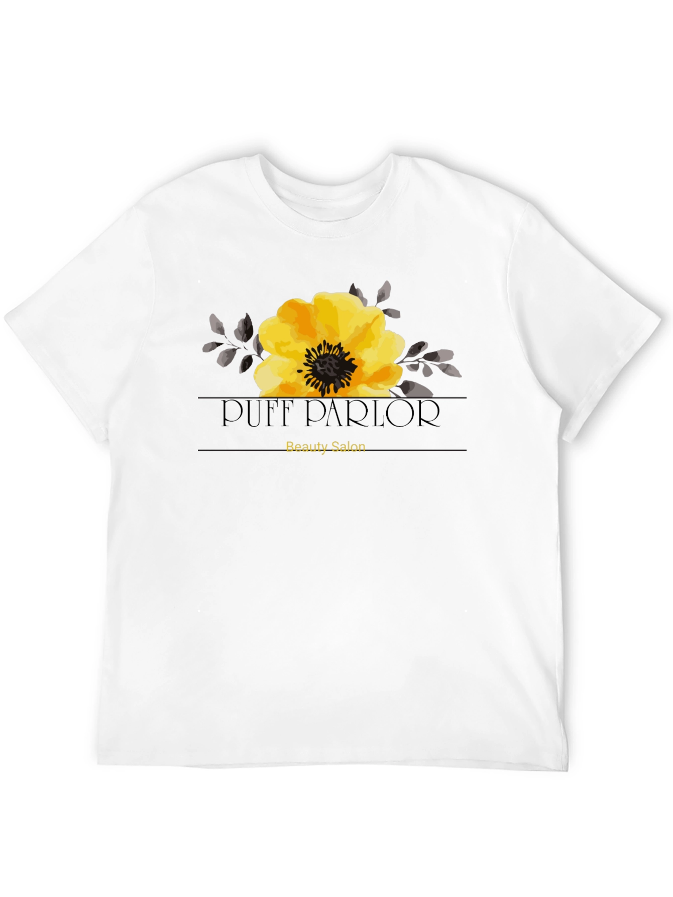 Black Puff Parlor Beauty Salon Graphic T-Shirt view 12
