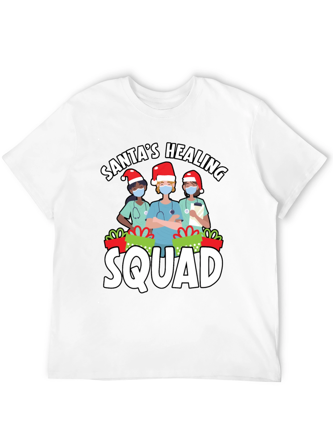 Santa's Healing Squad Christmas T-Shirt - 12