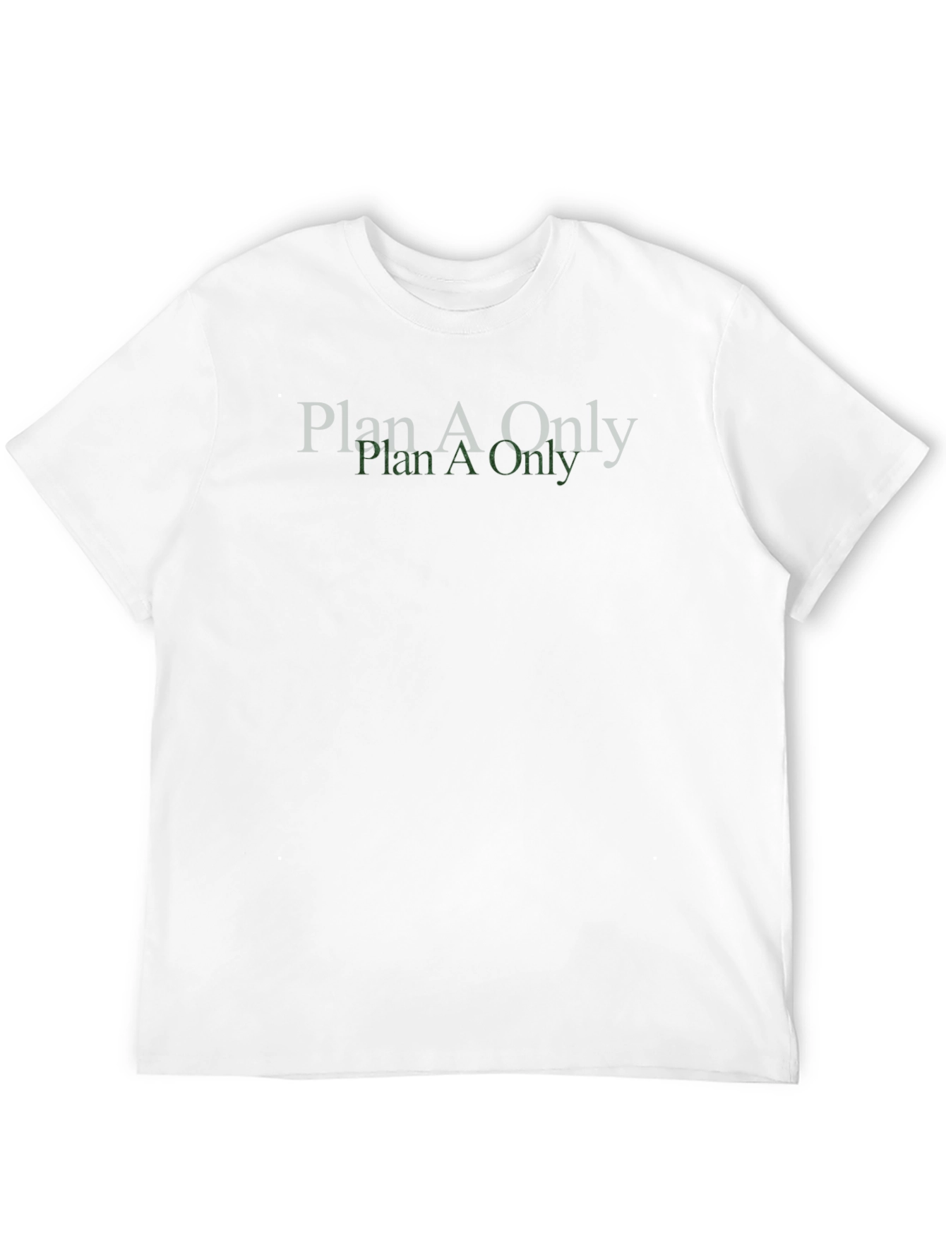 Black Plan A Only Graphic Tee - Casual Style view 12