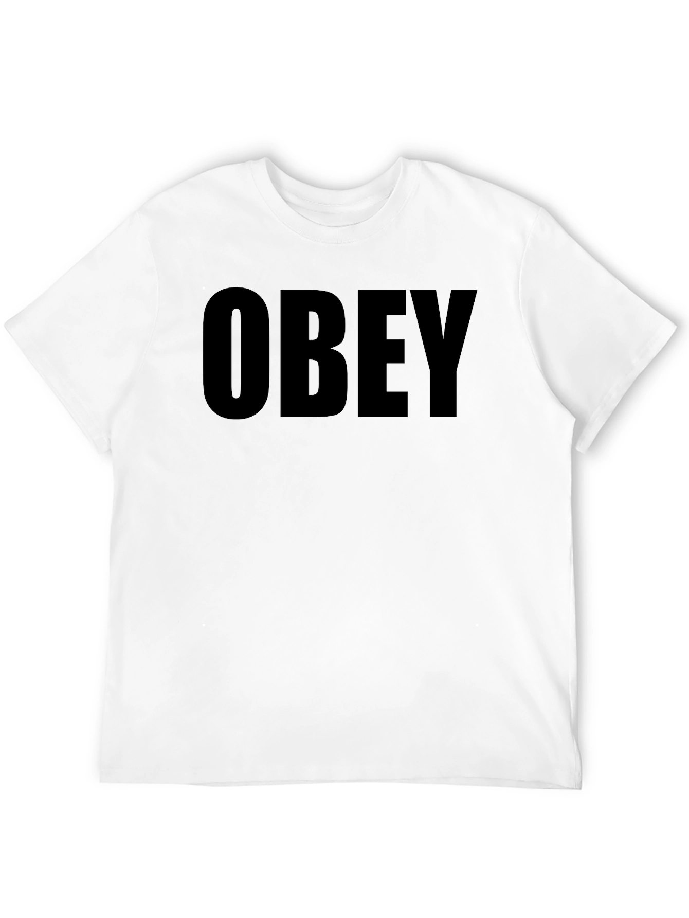 Black Obey Graphic Tee - Bold Statement T-Shirt view 12