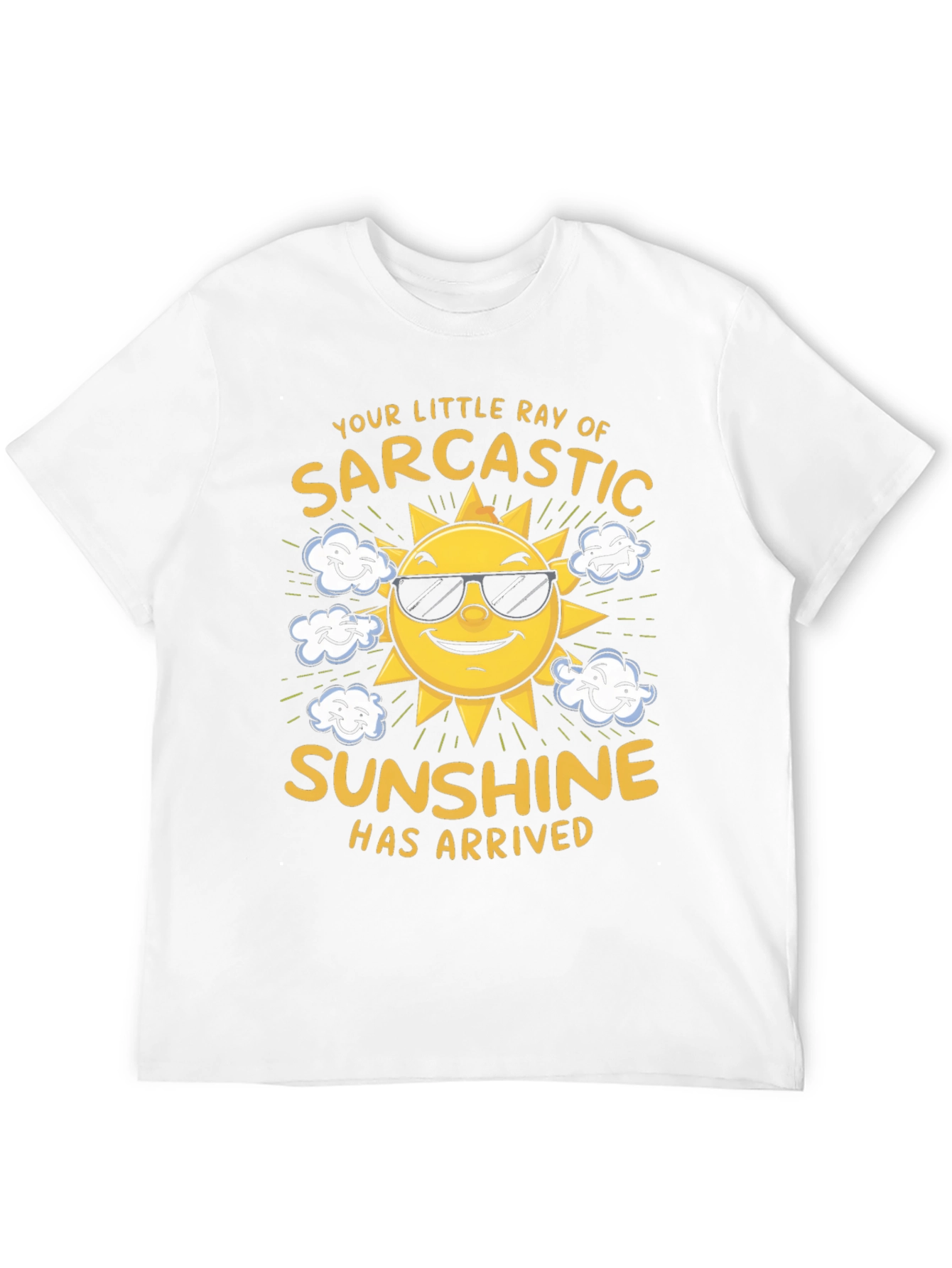 Black Sarcastic Sunshine Graphic Tee view 12