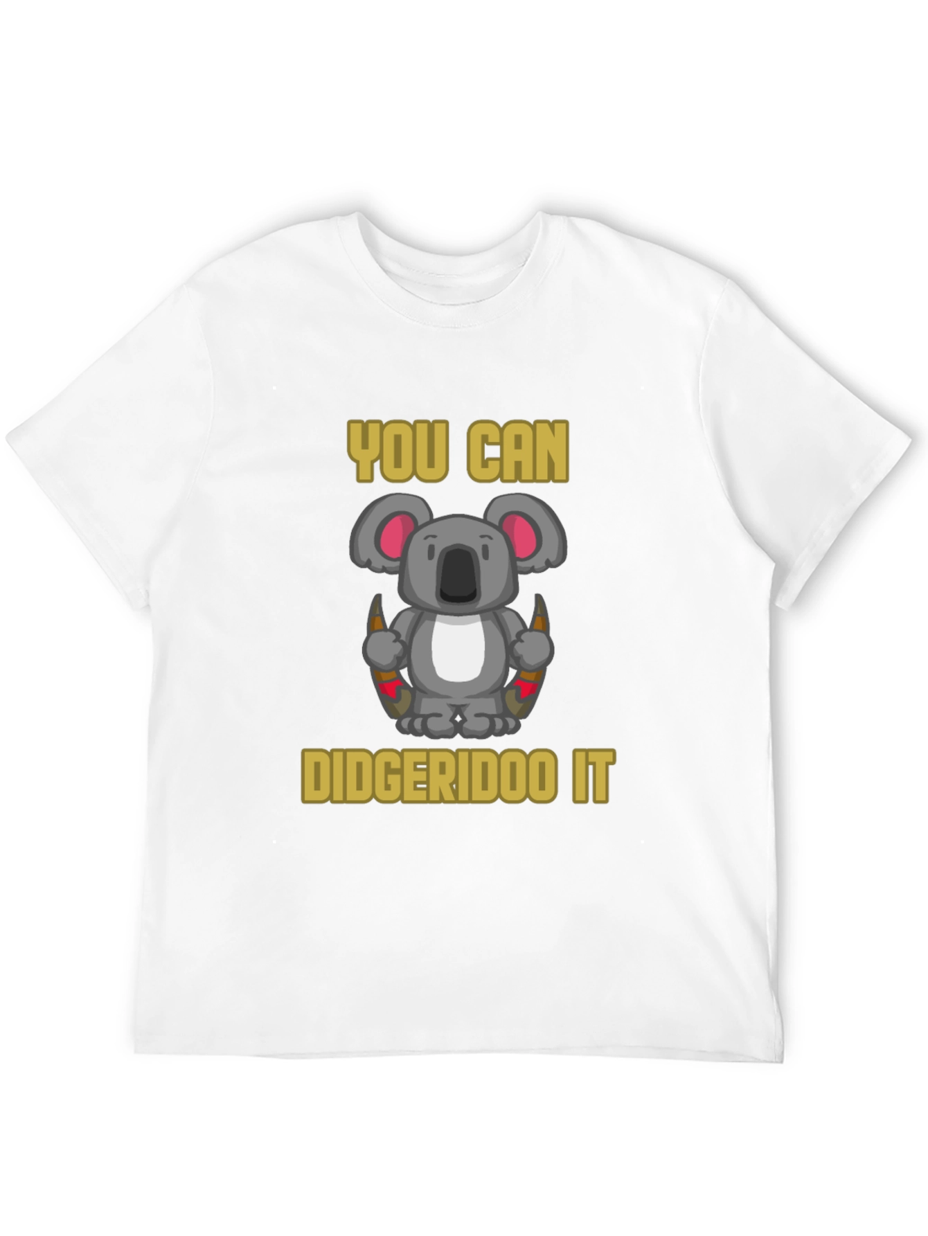 Black You Can Didgeridoo It Koala T-Shirt view 12