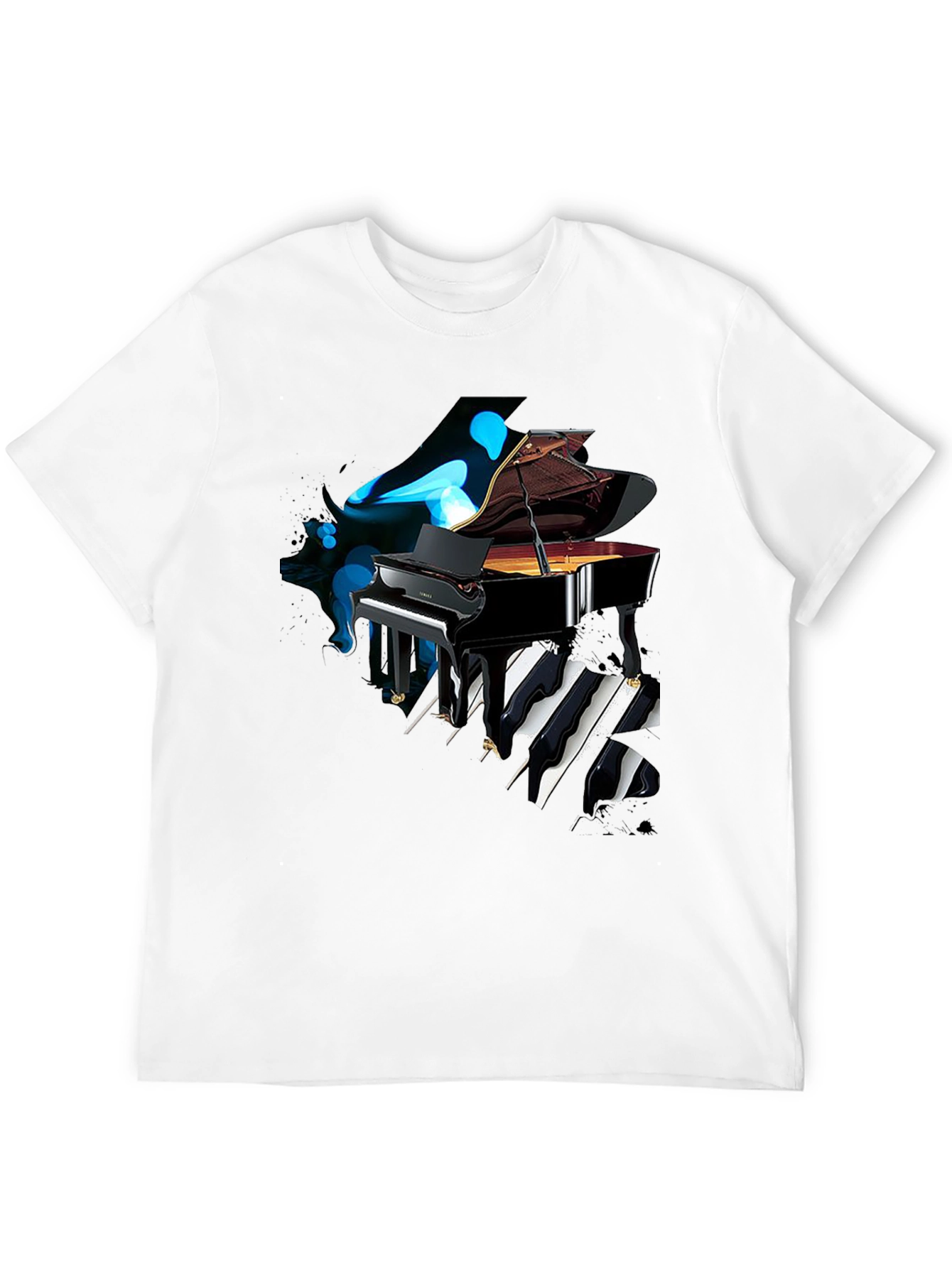 Black Piano Keys T-Shirt - Unique Music Lover Tee view 12