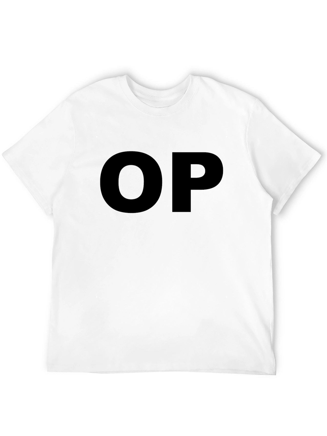 Black Black "OP" Graphic Tee - Casual Style view 12