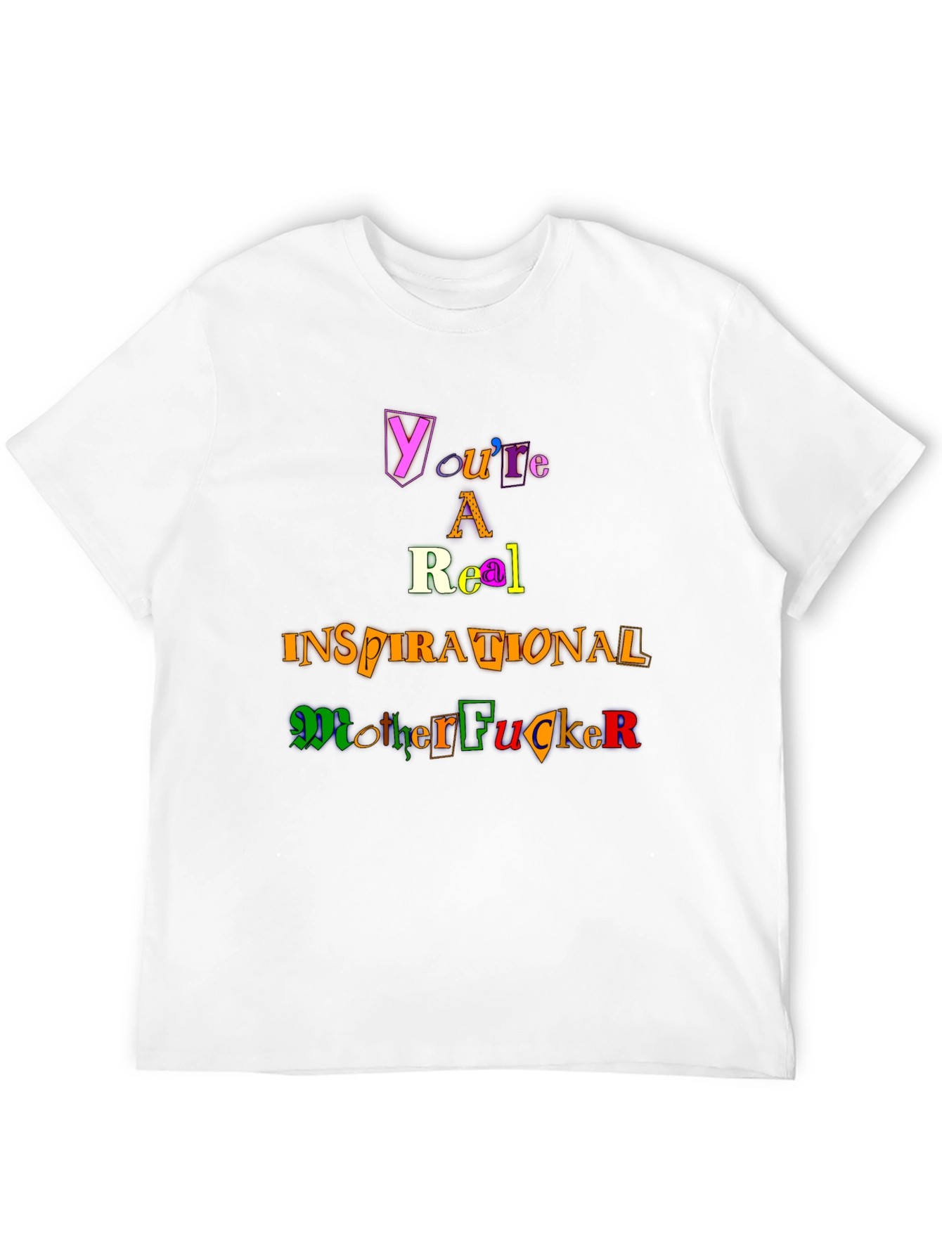 Black Inspirational Motherf T-Shirt - Bold Statement Tee view 12