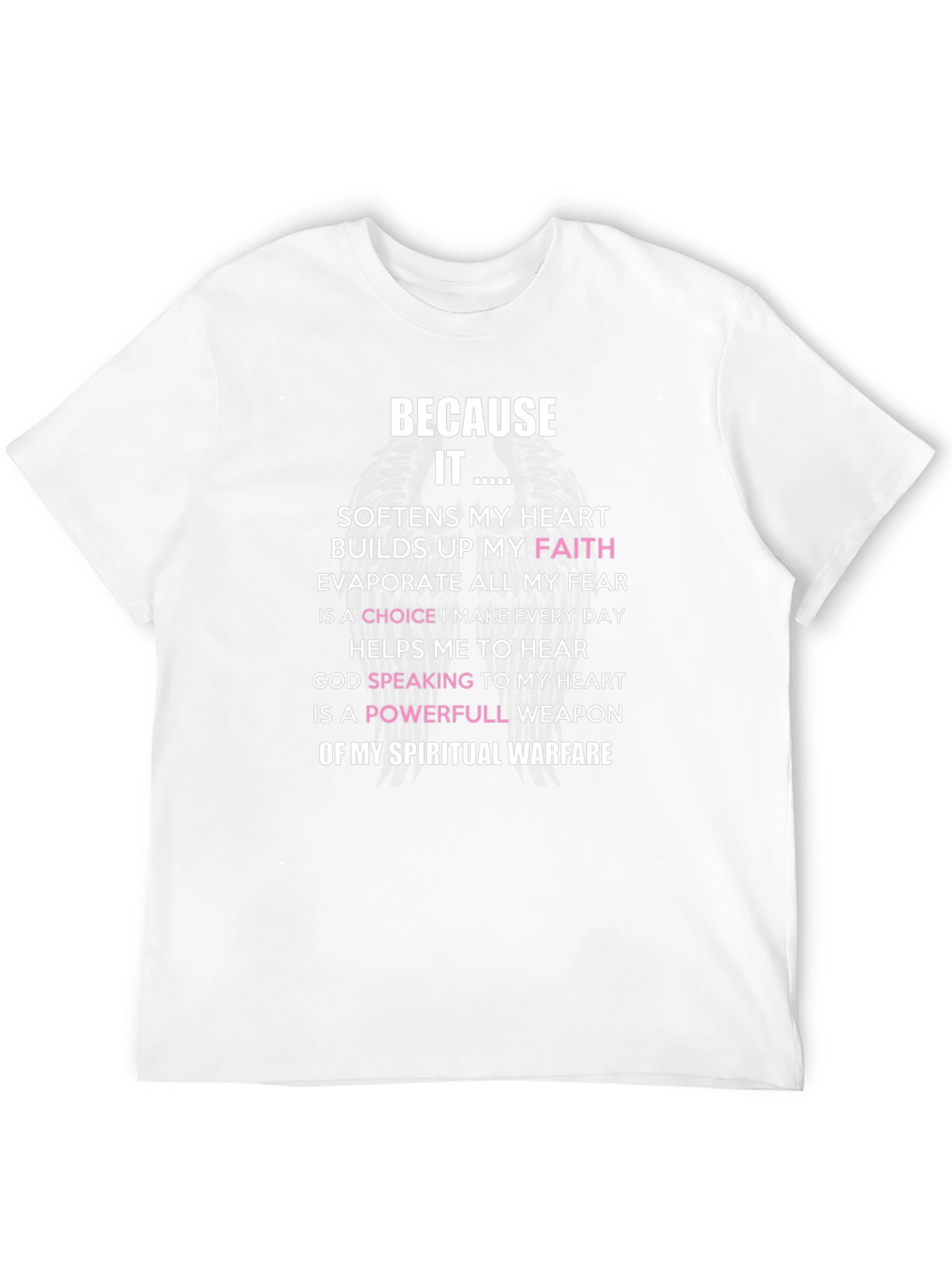 Black Faith-Based Spiritual Warfare T-Shirt view 12