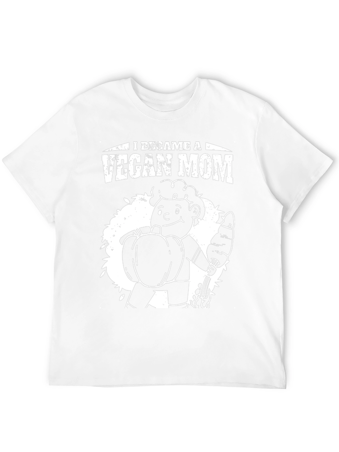 Black Vegan Mom T-Shirt - Unisex Black Graphic Tee view 12
