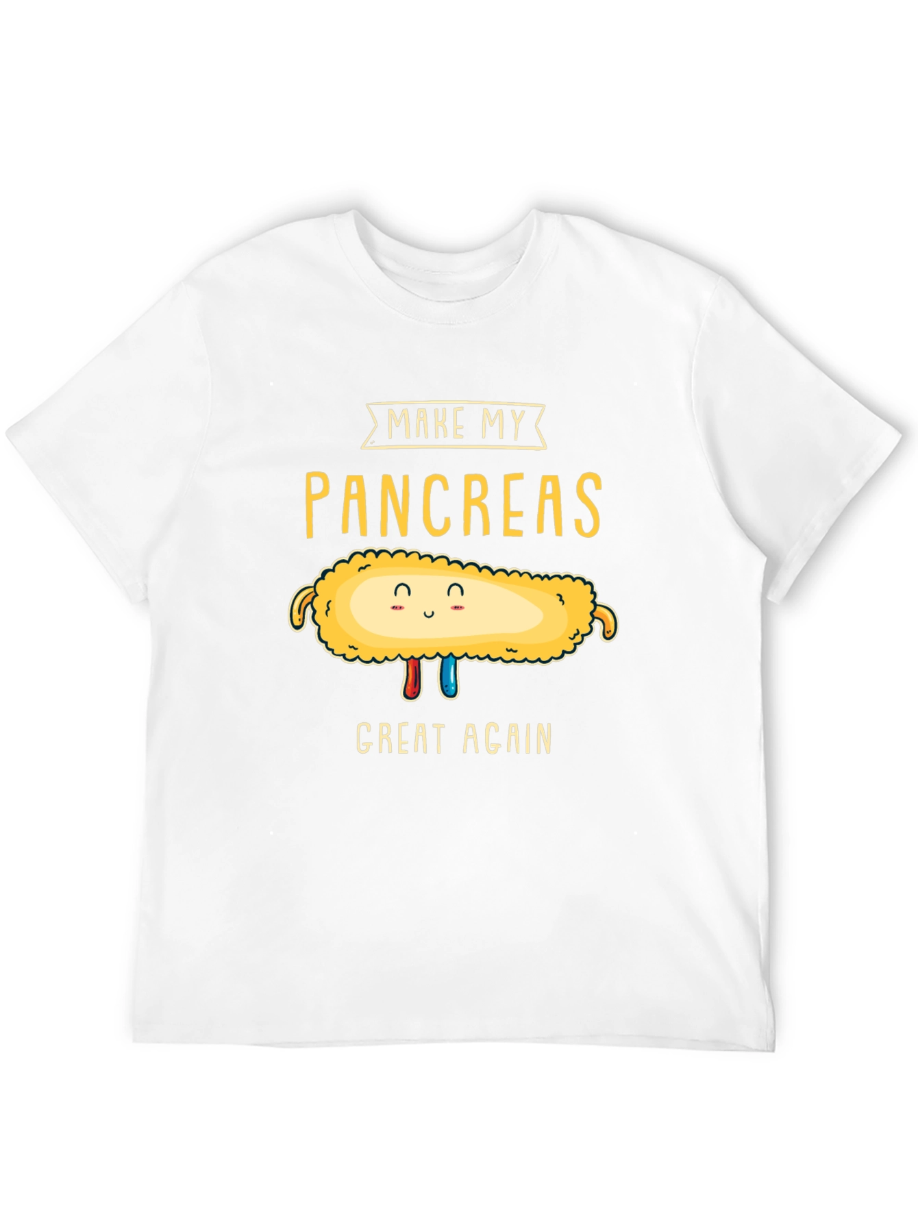 Black Make My Pancreas Great Again Black T-Shirt view 12