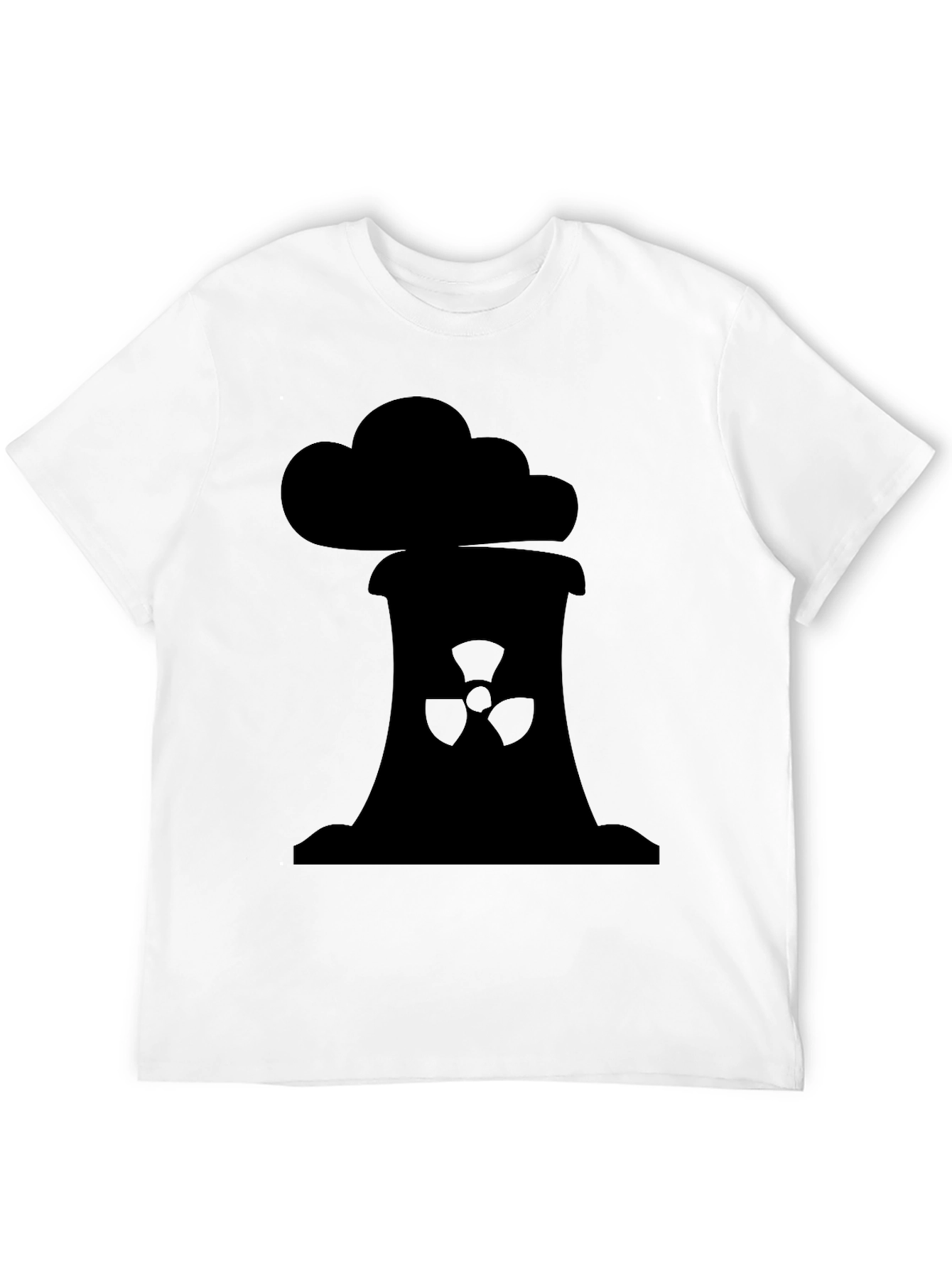 Black Nuclear Power Plant Graphic T-Shirt view 12
