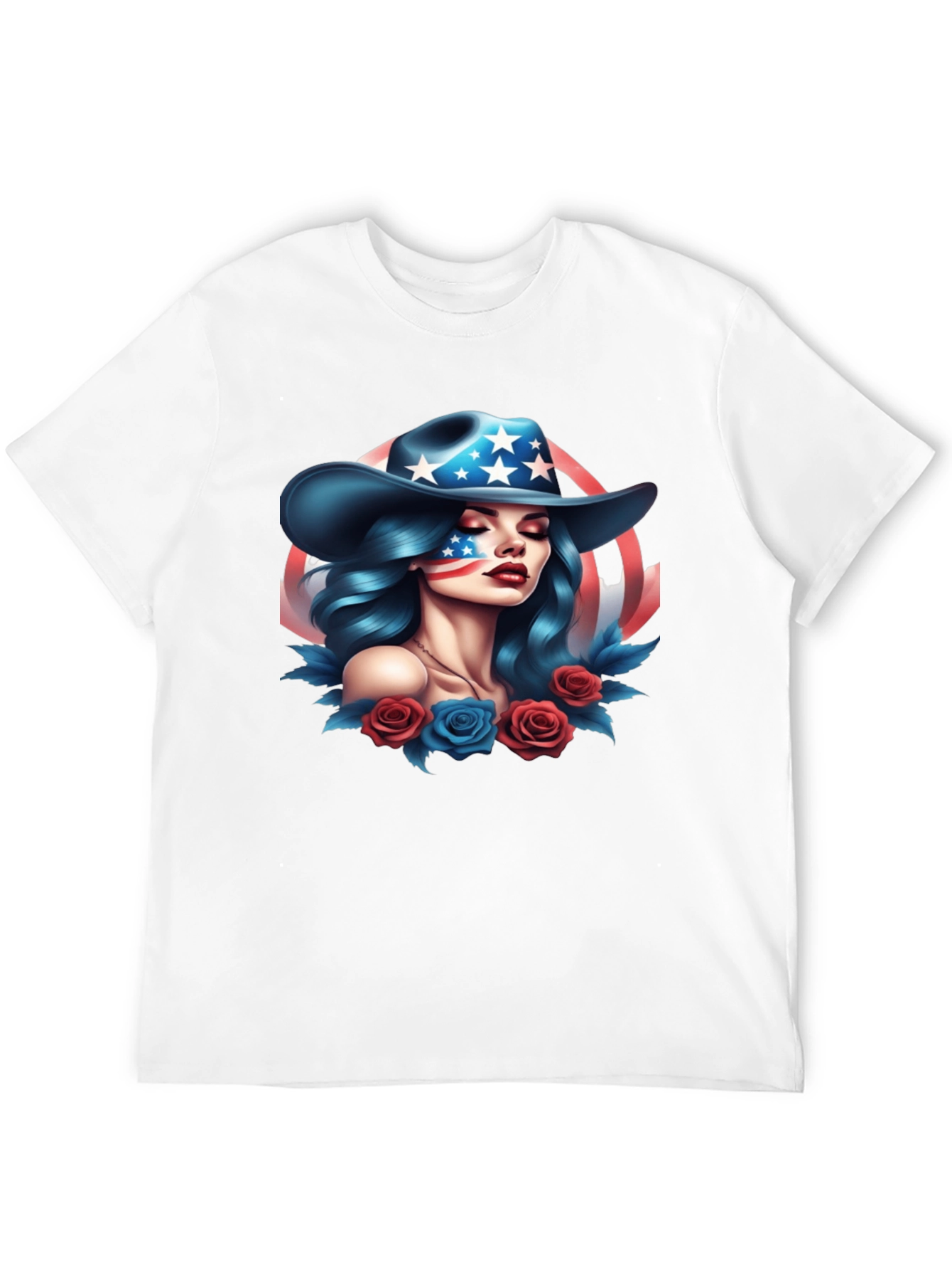 Black American Girl Graphic Tee - Patriotic Style view 12