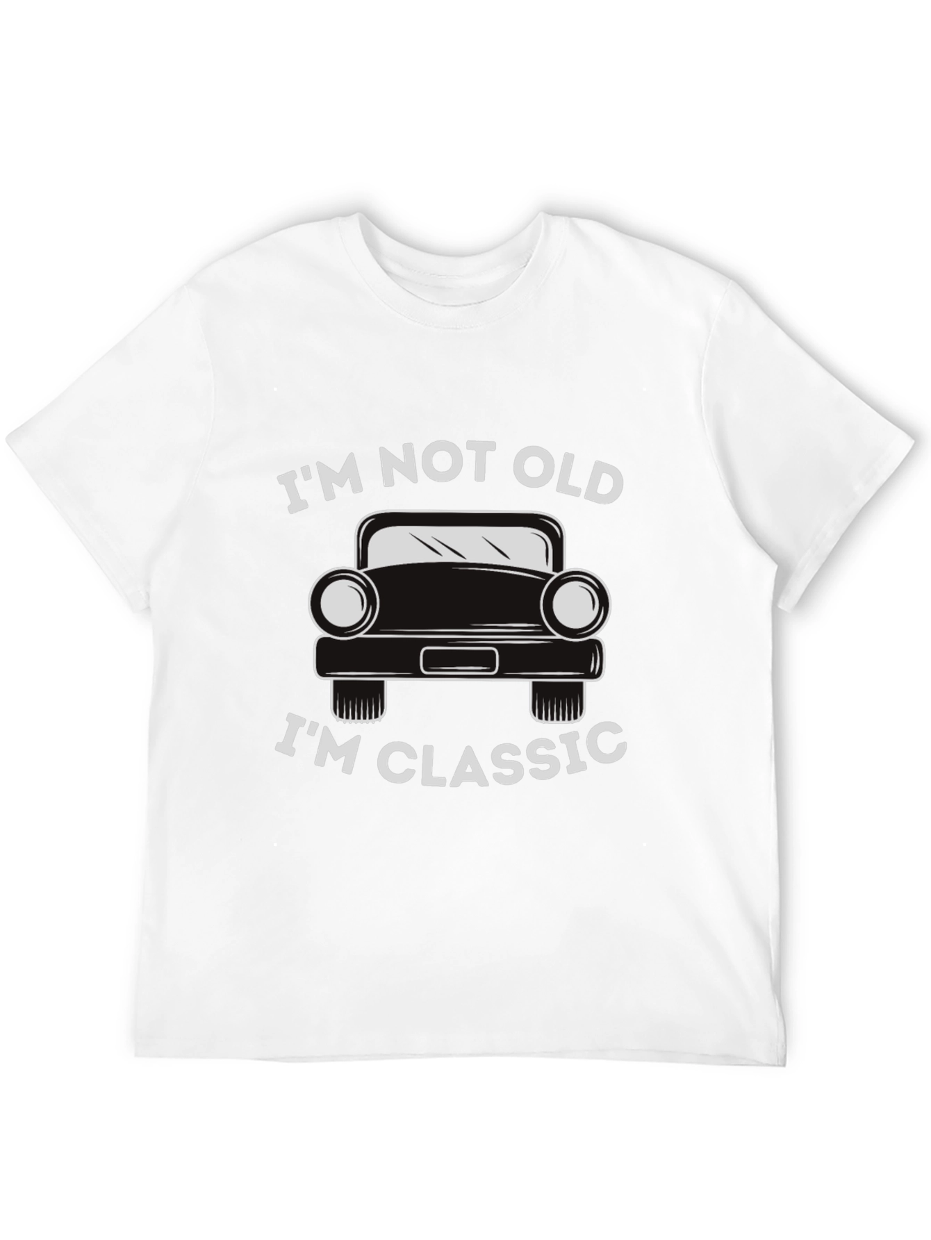Black I'm Not Old I'm Classic Car Graphic T-Shirt view 12