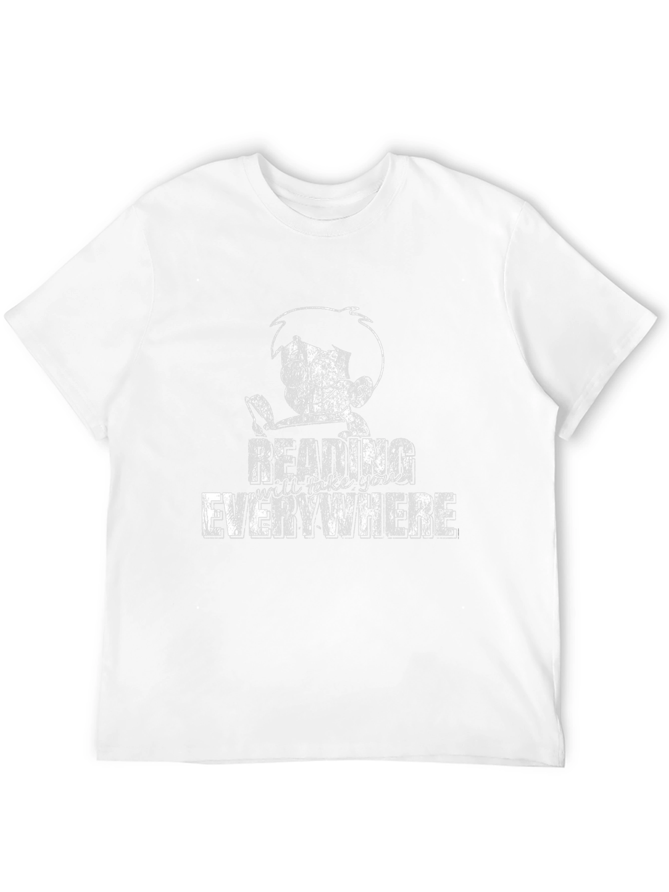 Black Reading Everywhere Graphic T-Shirt view 12