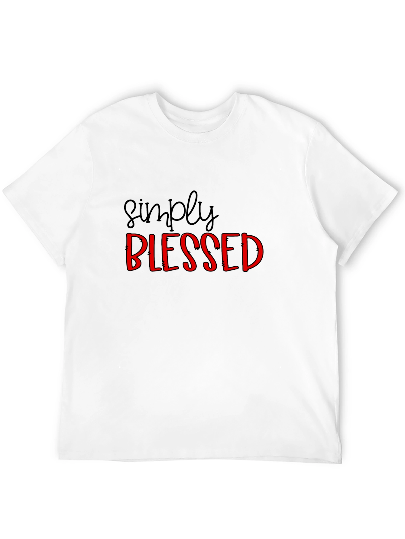 Black Simply Blessed Graphic Tee - Black view 12