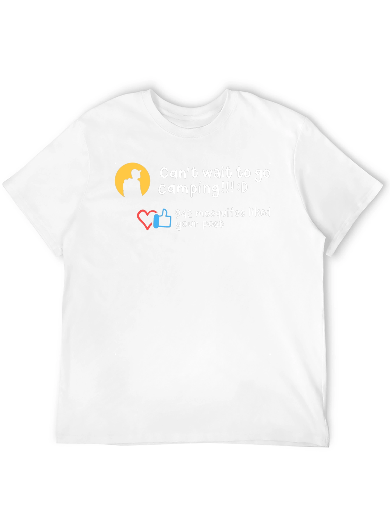 Black Camping Fan T-Shirt -  942 Mosquitoes Liked Your Post! view 12