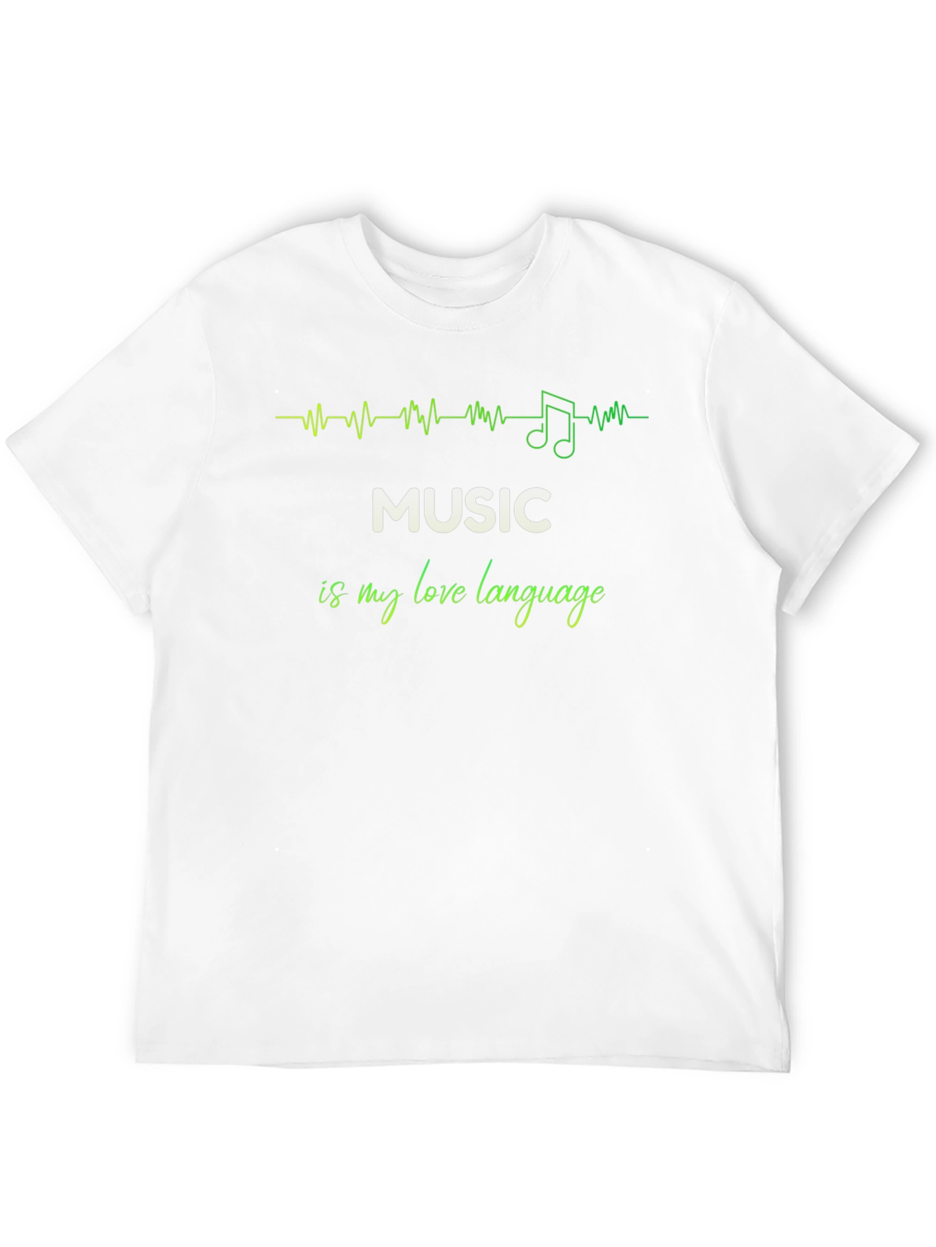 Black Music is My Love Language Black T-Shirt view 12