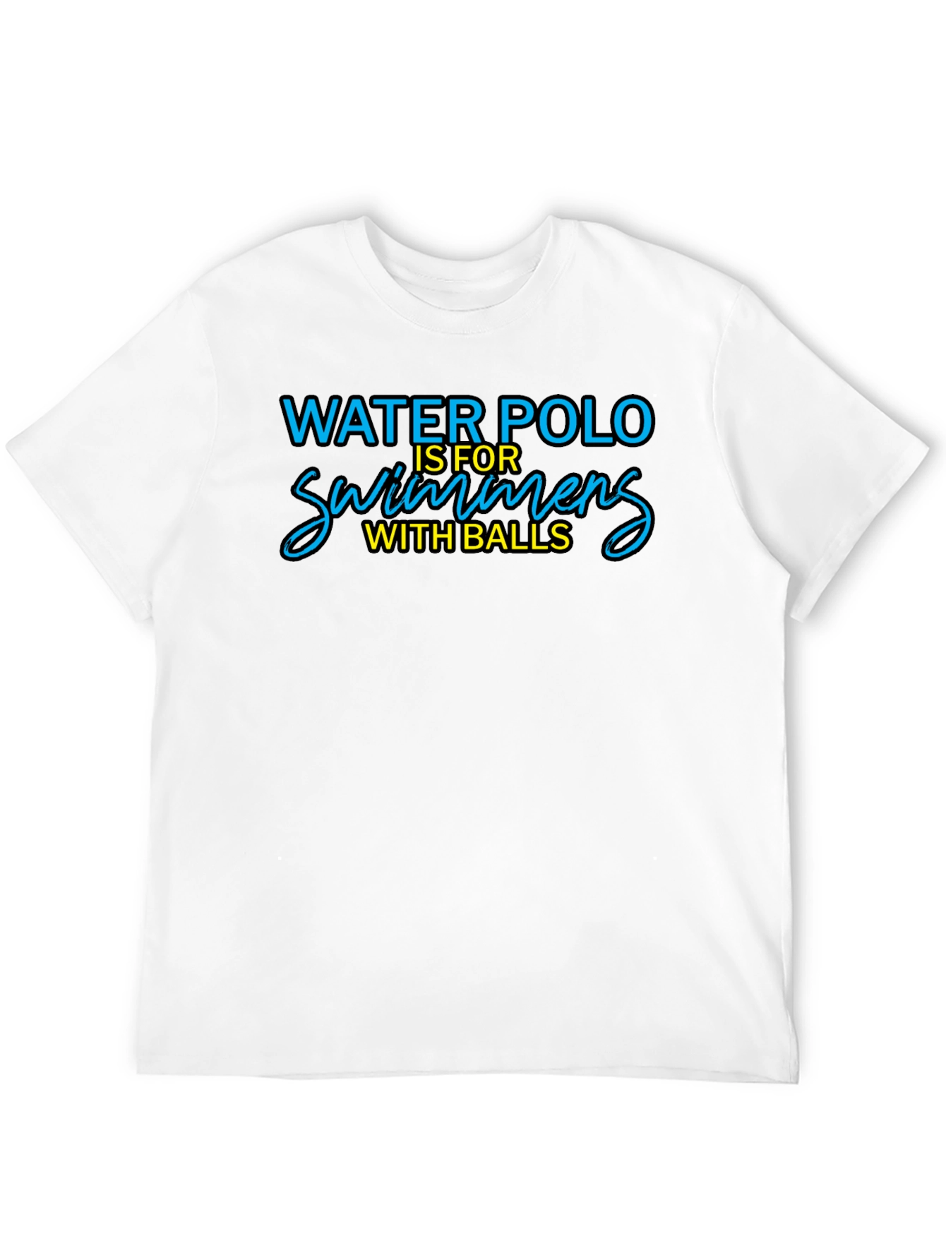 Black Water Polo Swimmers T-Shirt - Funny Sports Tee view 12