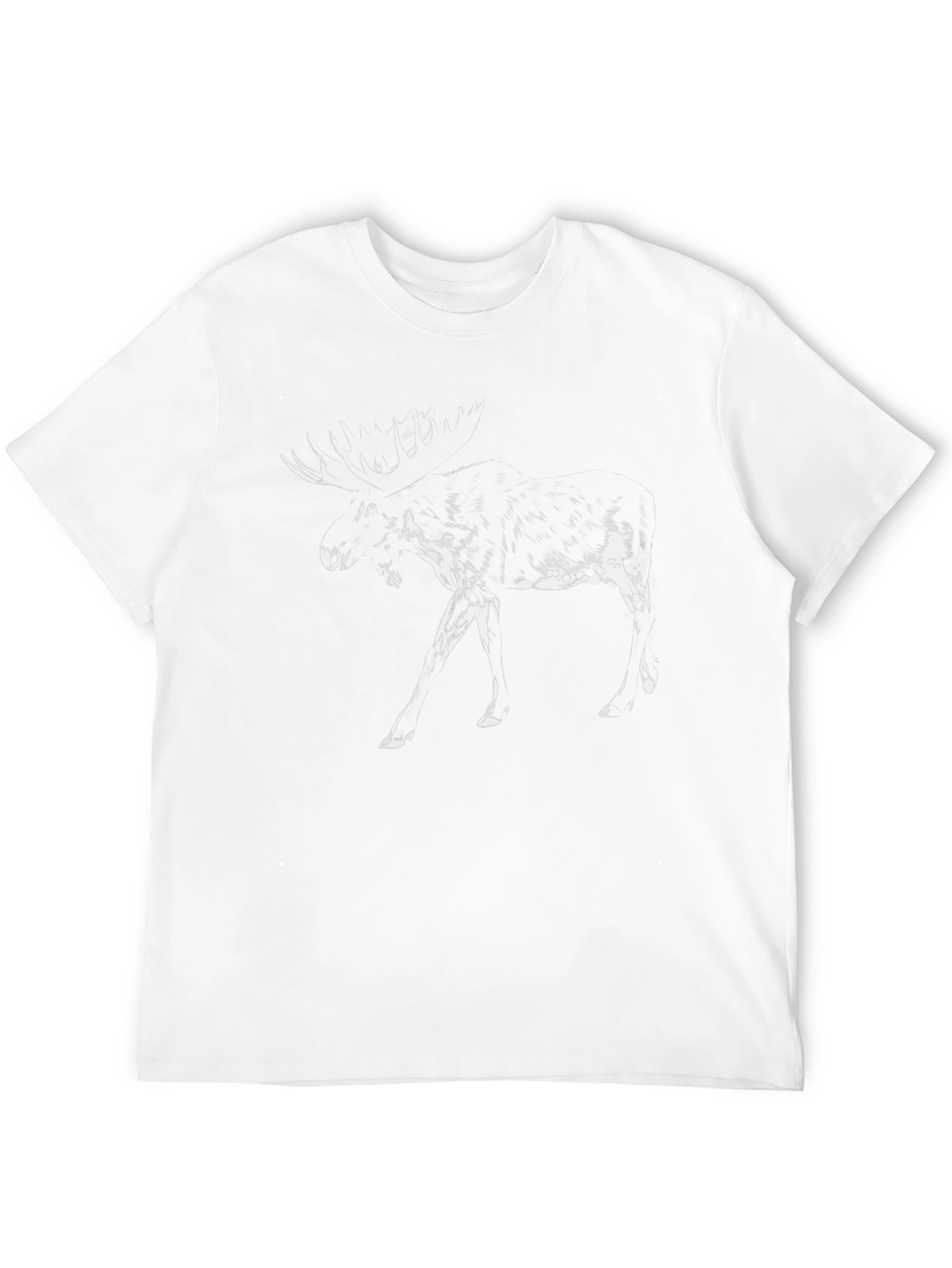 Black Moose Graphic Black T-Shirt view 12