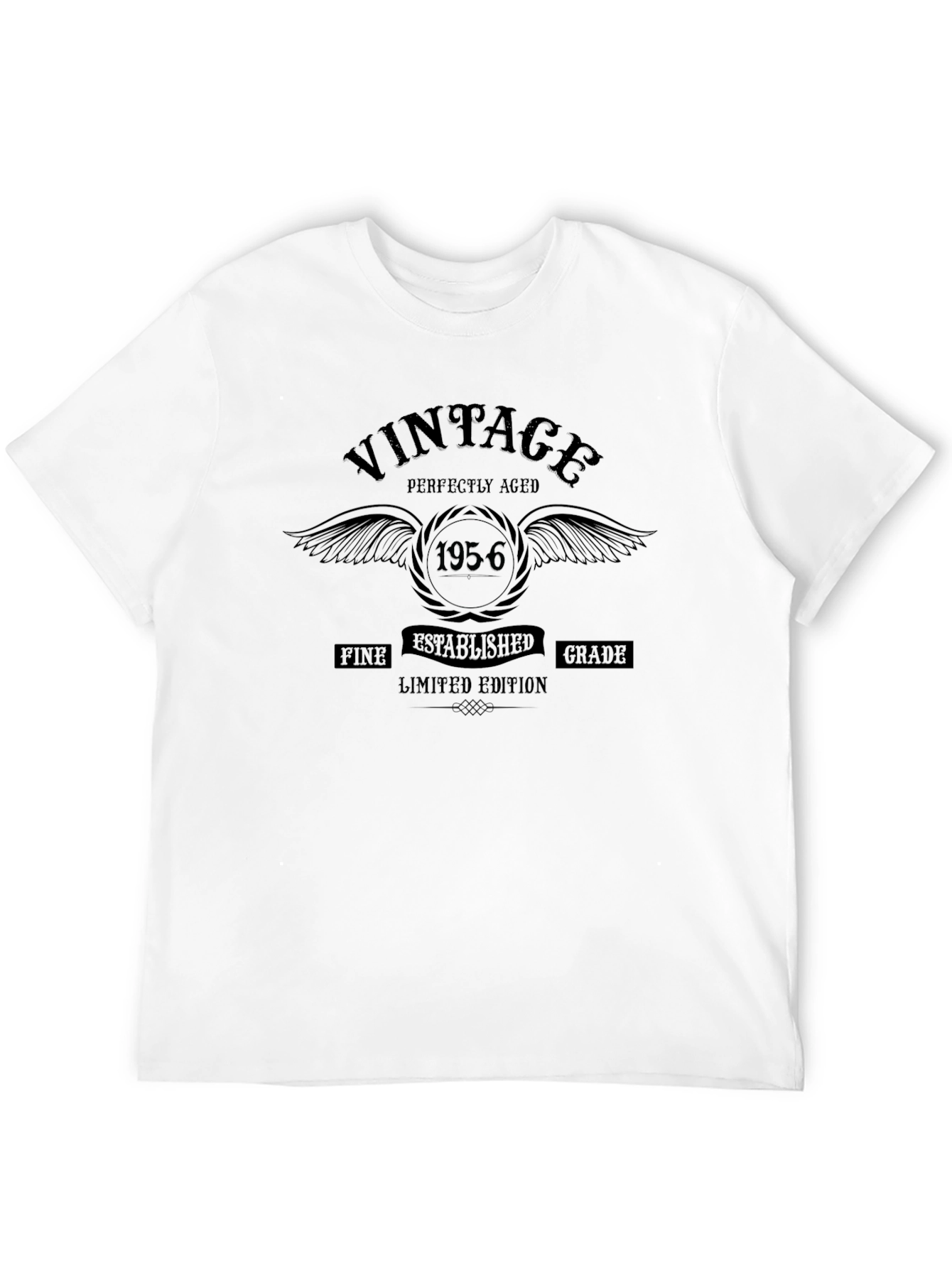 Black Vintage 1956 Limited Edition T-Shirt view 12