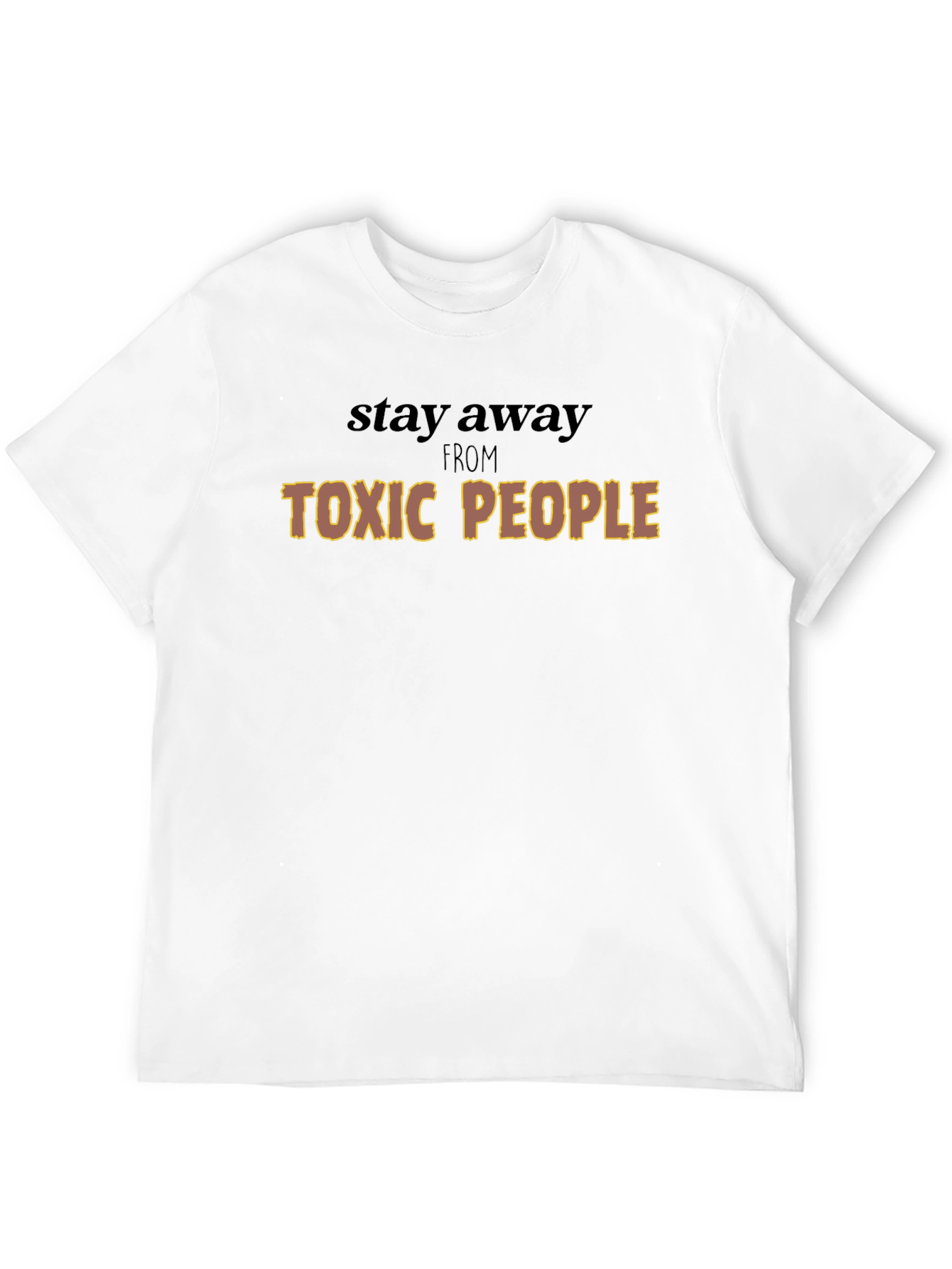 Black Toxic People Graphic Tee - Stay Away T-Shirt view 12