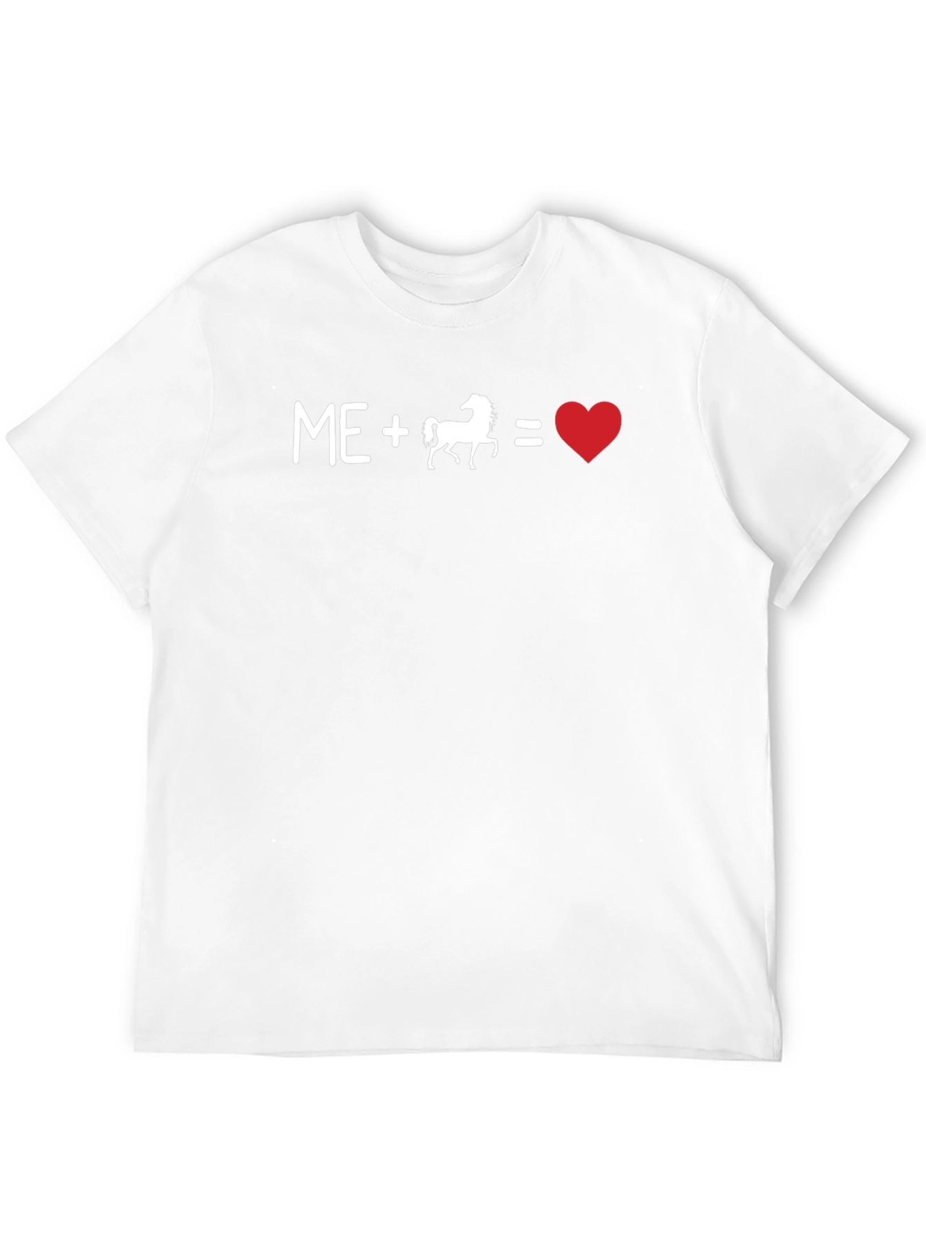 Black Me Plus Horse Equals Love T-Shirt - Black view 12