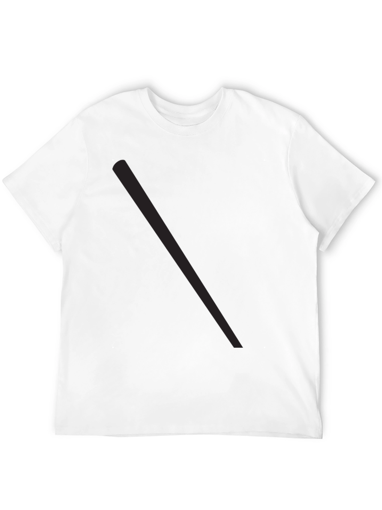 Black Men's Solid Black Casual T-Shirt view 12