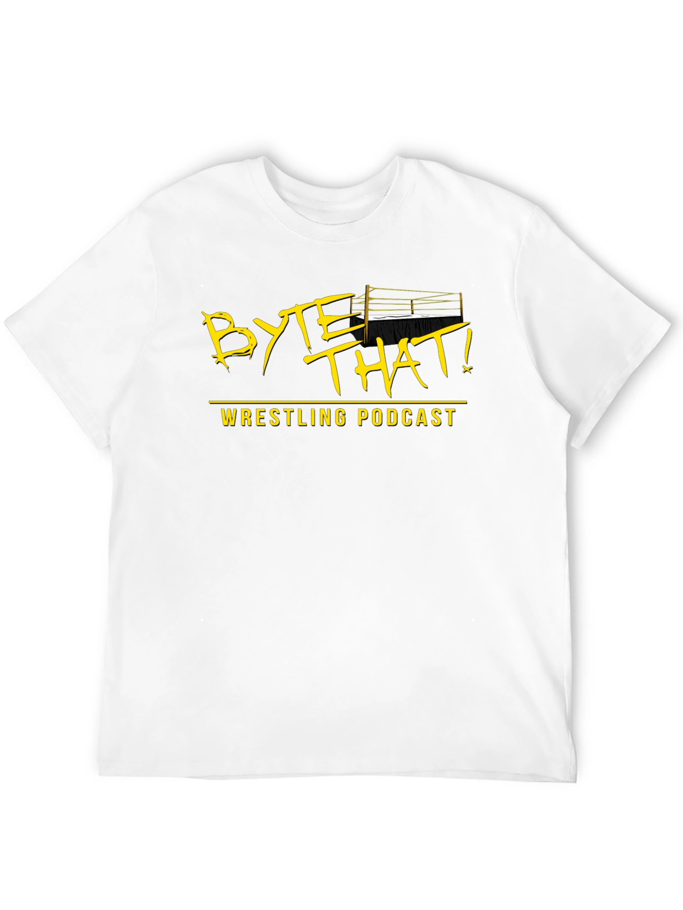 Black Byte That! Wrestling Podcast Black T-Shirt view 12